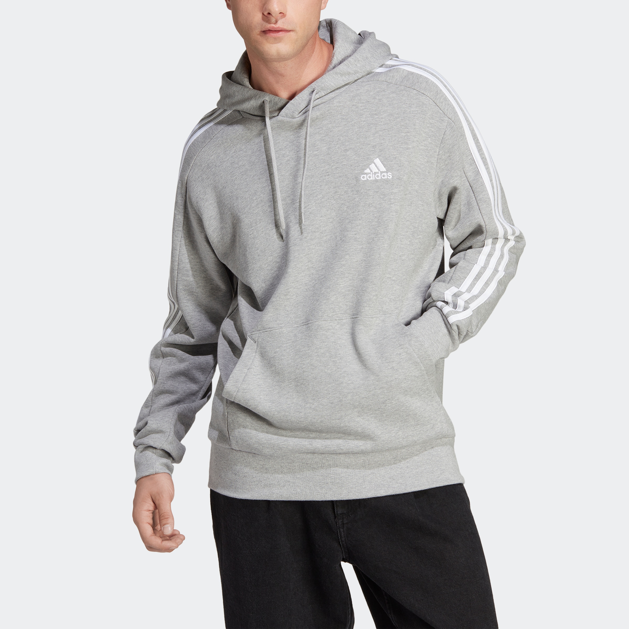 adidas Sportswear Kapuzensweatshirt »ESSENTIALS FRENCH TERRY 3STREIFEN HOODIE«