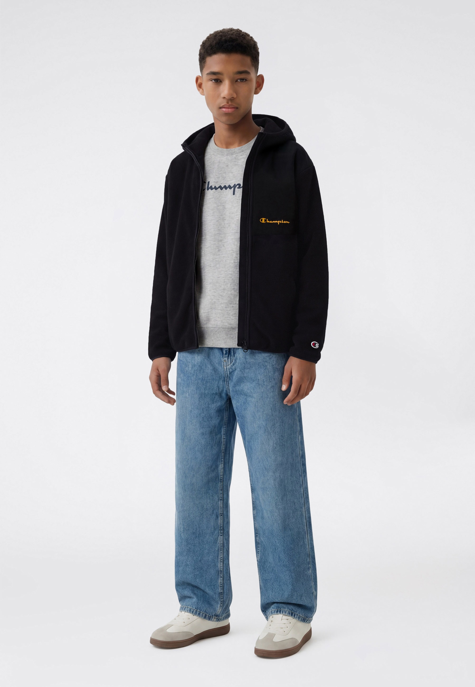 Champion Veste polaire »SPORTWEAR HOODIE Loose Fit Polar« avec matière extérieure douce, disponible en tailles S à XXL