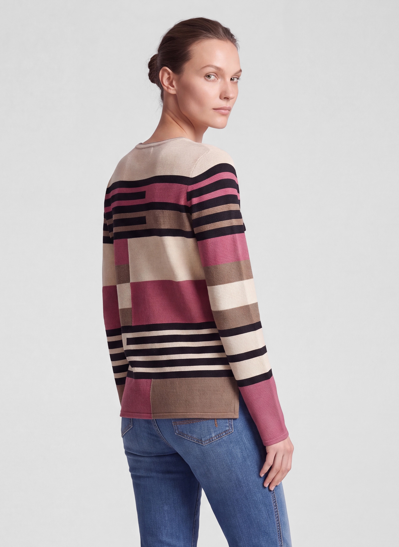 Rabe Strickpullover gemustert