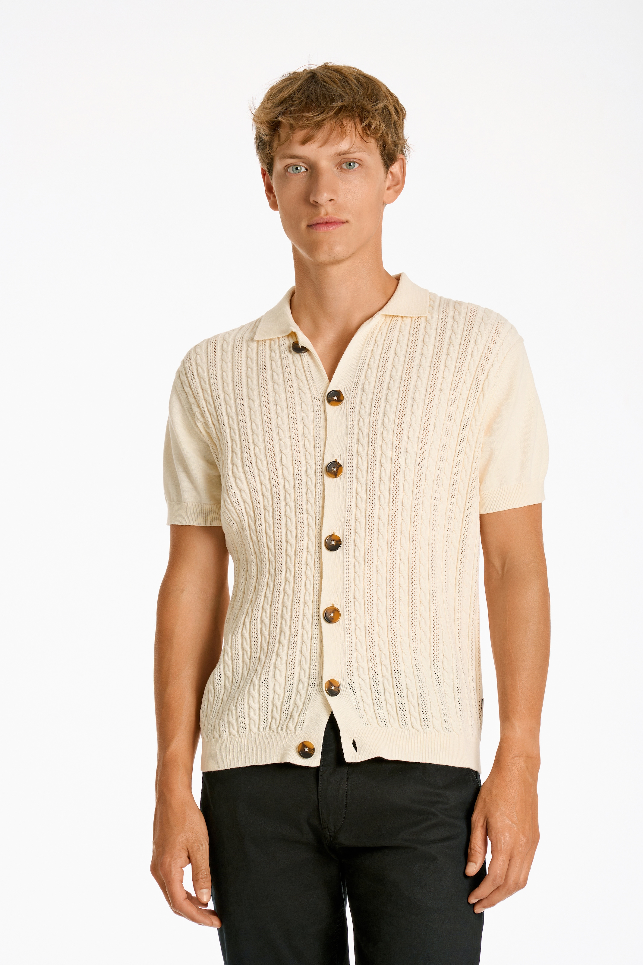 LINDBERGH Strickpullover, mit strukturiertem Zopfmuster