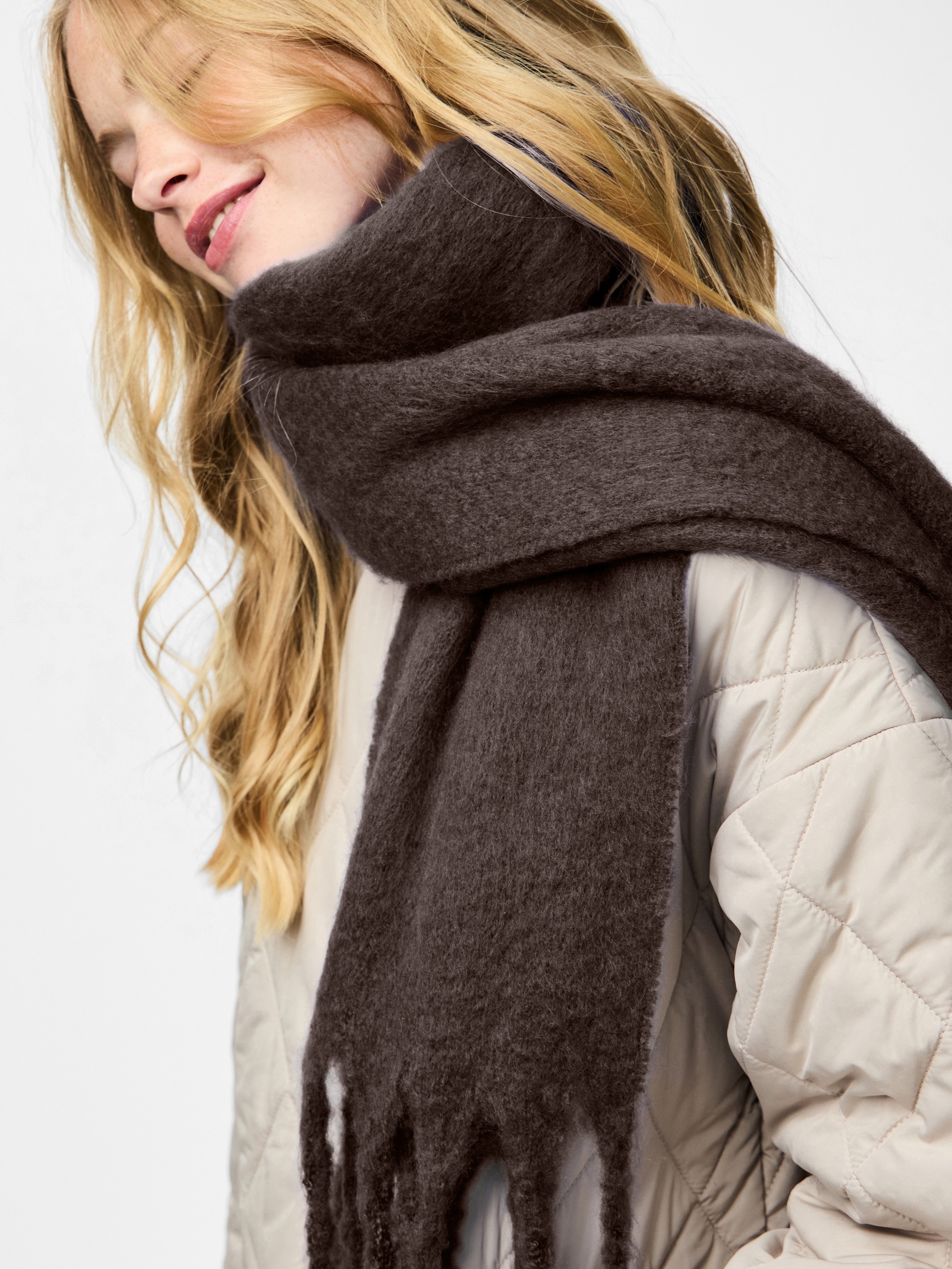 pieces Schal "PCNIKITA LONG SCARF NOOS BC" Kunstfaser
