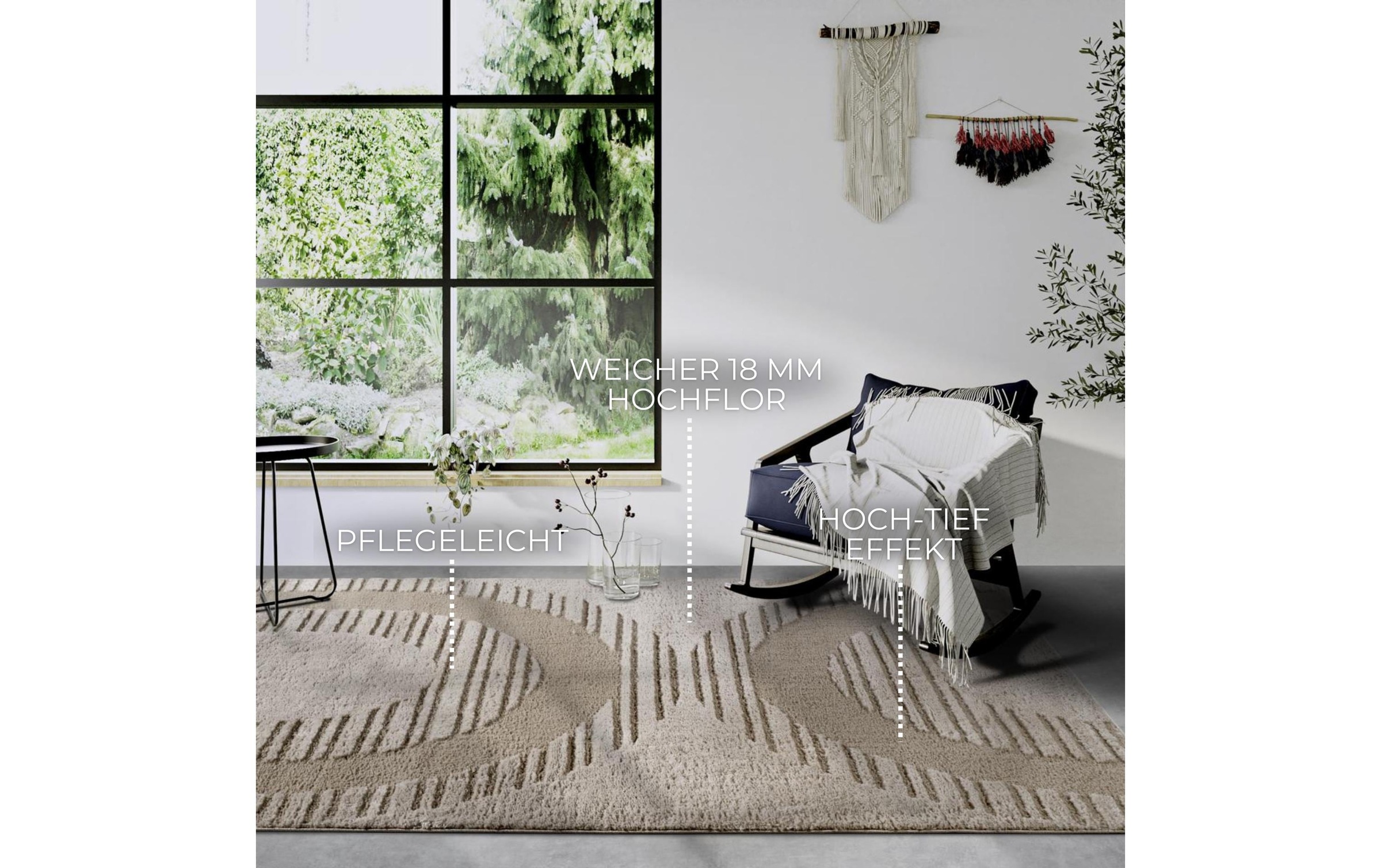 ELLE DECORATION Teppich »Bartoux 120 cm x 170 cm«