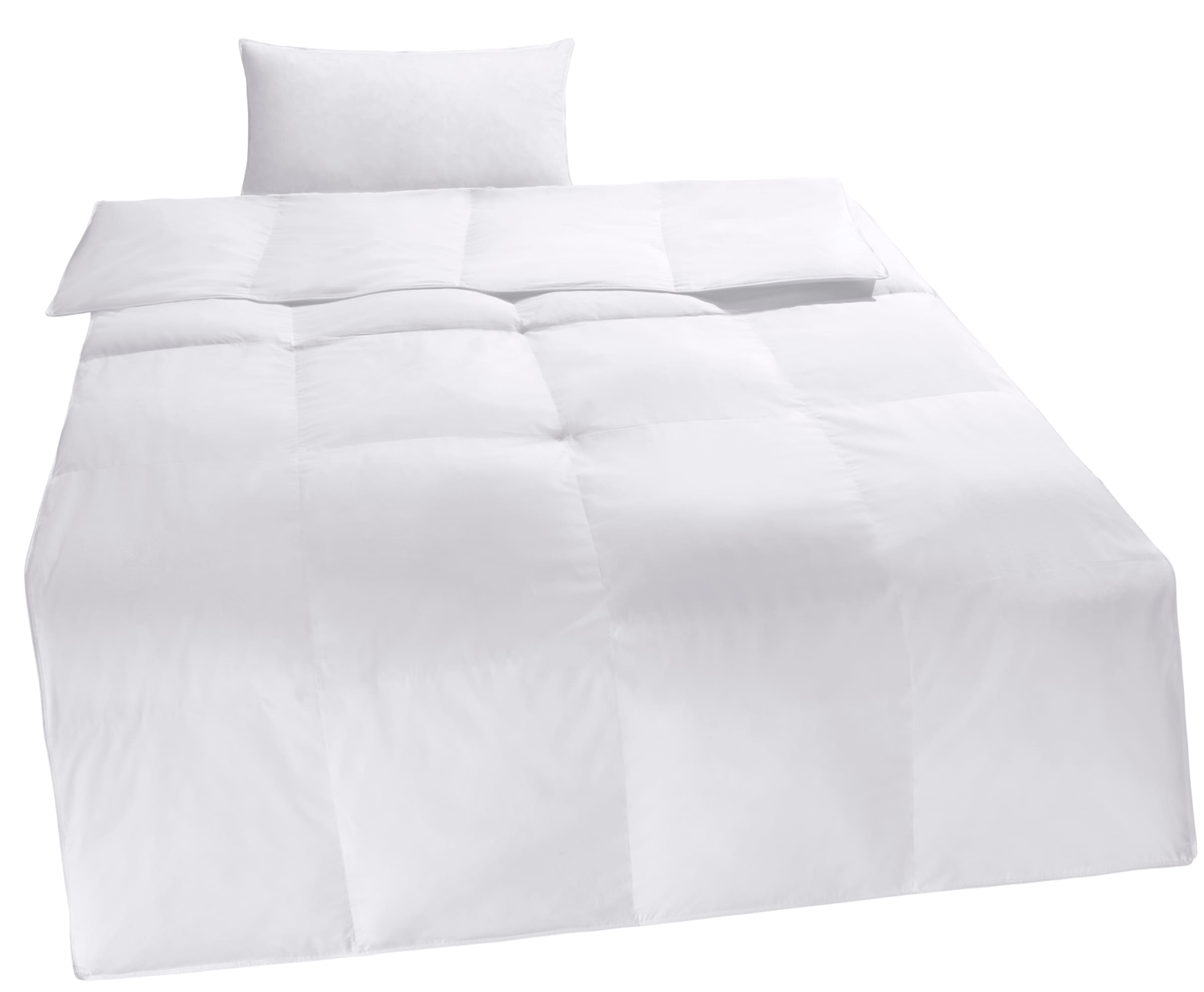 GOODproduct Couette en fibres synthétiques + oreiller »Taylore Set: 1 Bettdecke  135x200 cm & 1 Kissen 80x80 cm oder 40x80 cm« été, automne & hiver