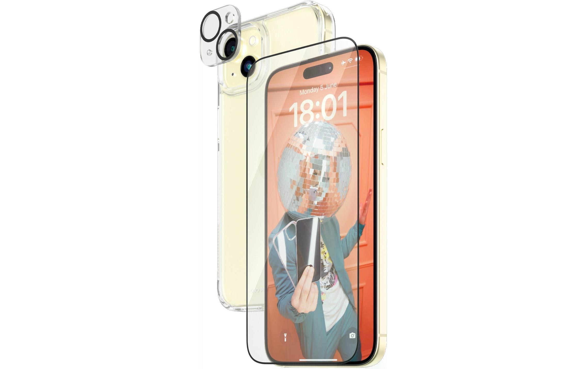 PanzerGlass Handyhülle »Bundle iPhone 15 Plus« Apple iPhone 15 Plus