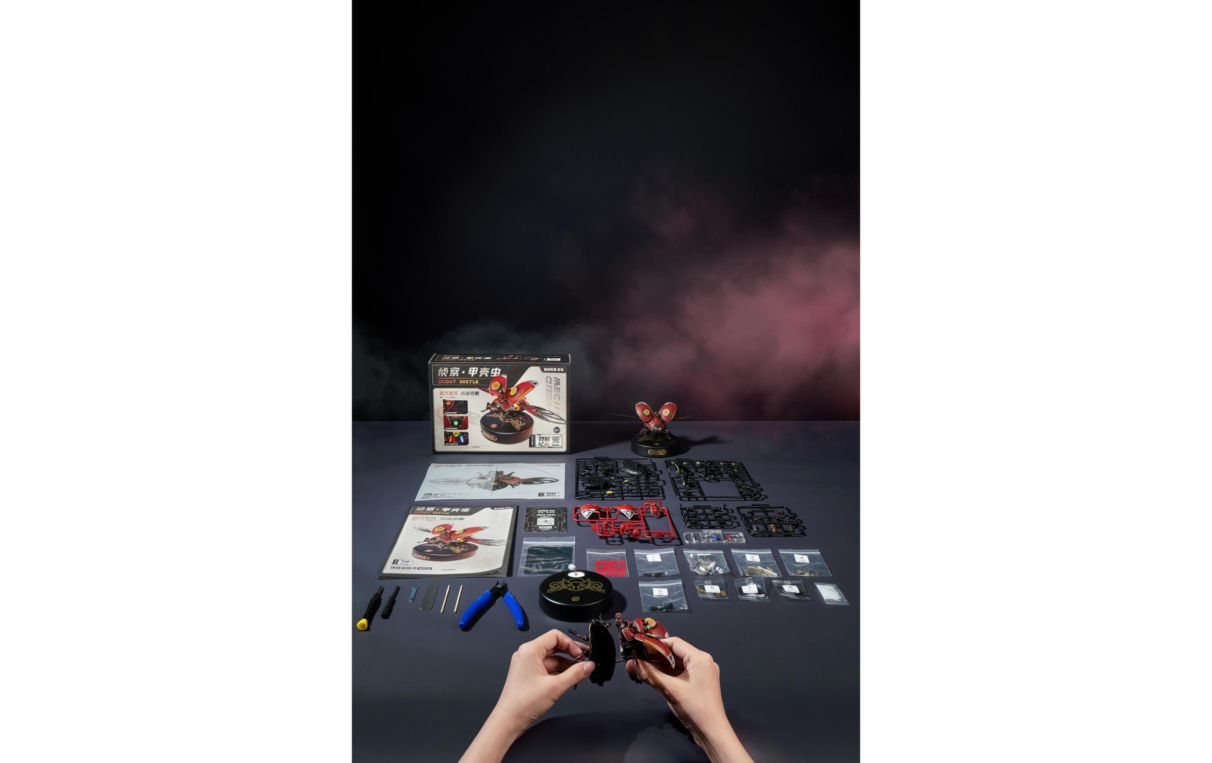   Modellbausatz »RoboTime ROKR Mechanischer Rhinozeros Käfer« 1:8