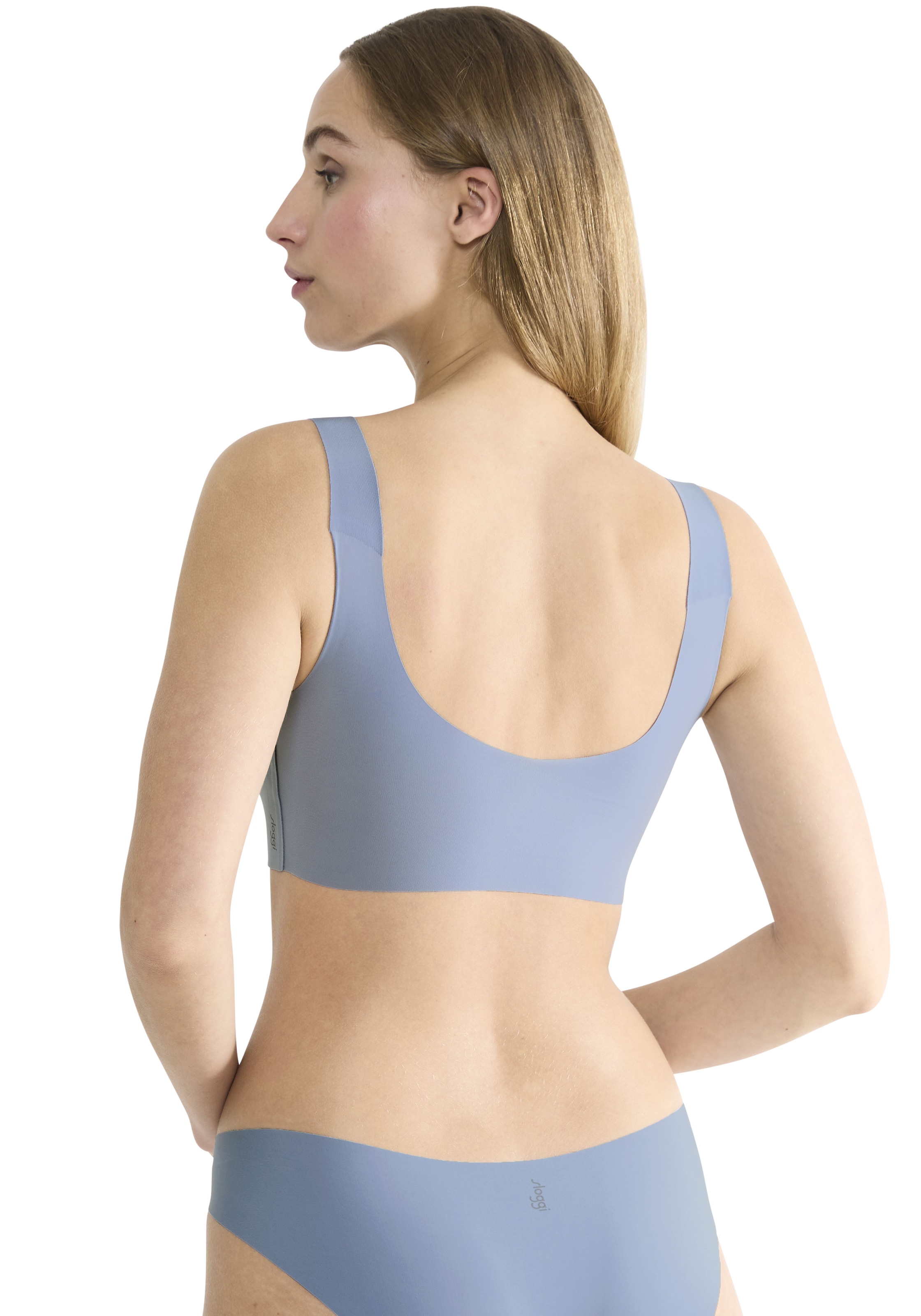 sloggi Bustier »Zero Feel 2.0« nahtlos und unsichtbar, herausnehmbare Pads, dehnbar, Microfaser