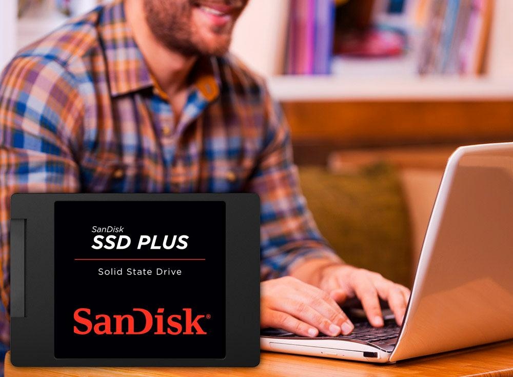 Sandisk interne SSD »SSD PLUS«, Anschluss SATA