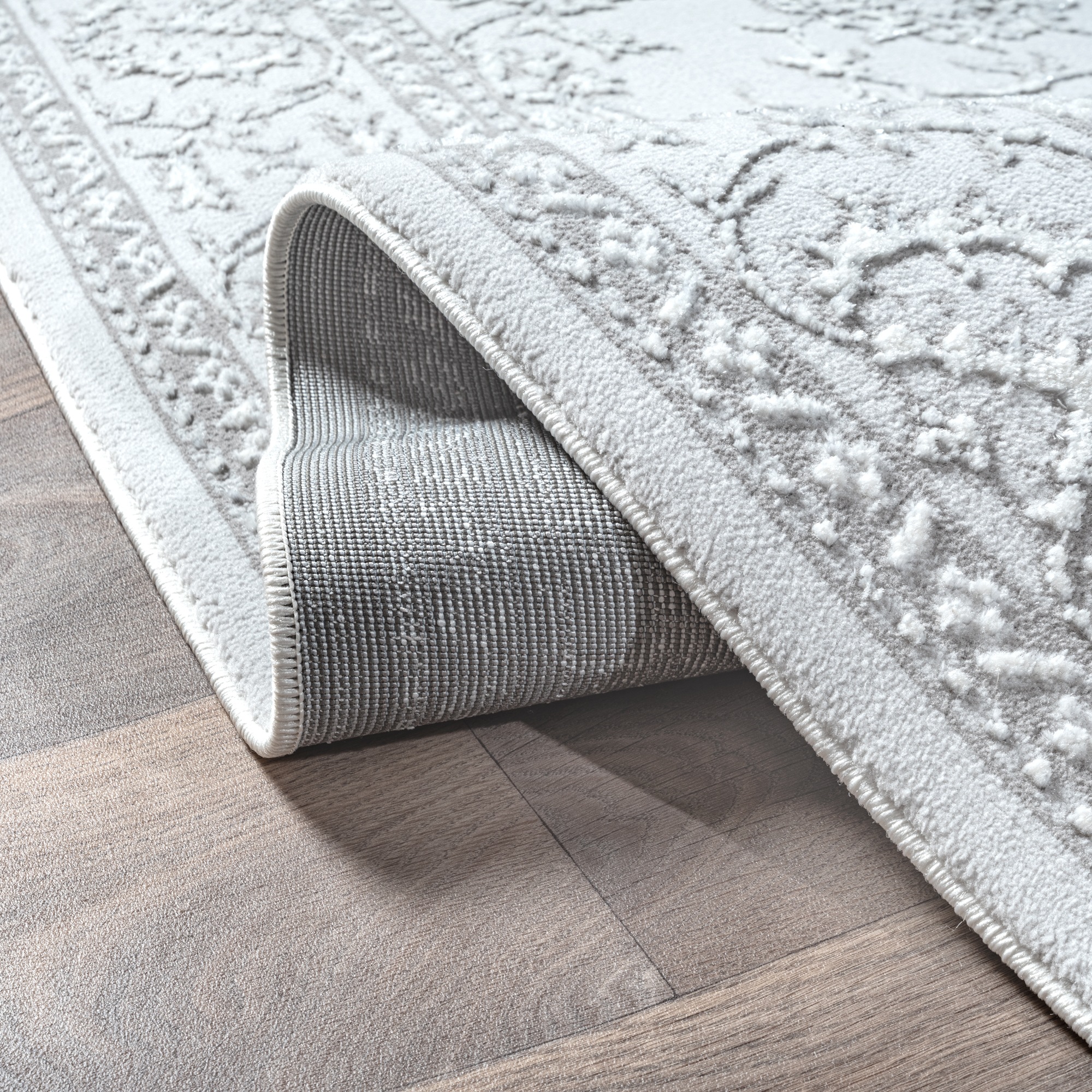 Sanat Teppich »Harmony 3221, auch als Läufer und rund« rechteckig 12 mm Höhe Wohnzimmer, Kurzflor, modern,  Orient Optik, Schlafzimmer