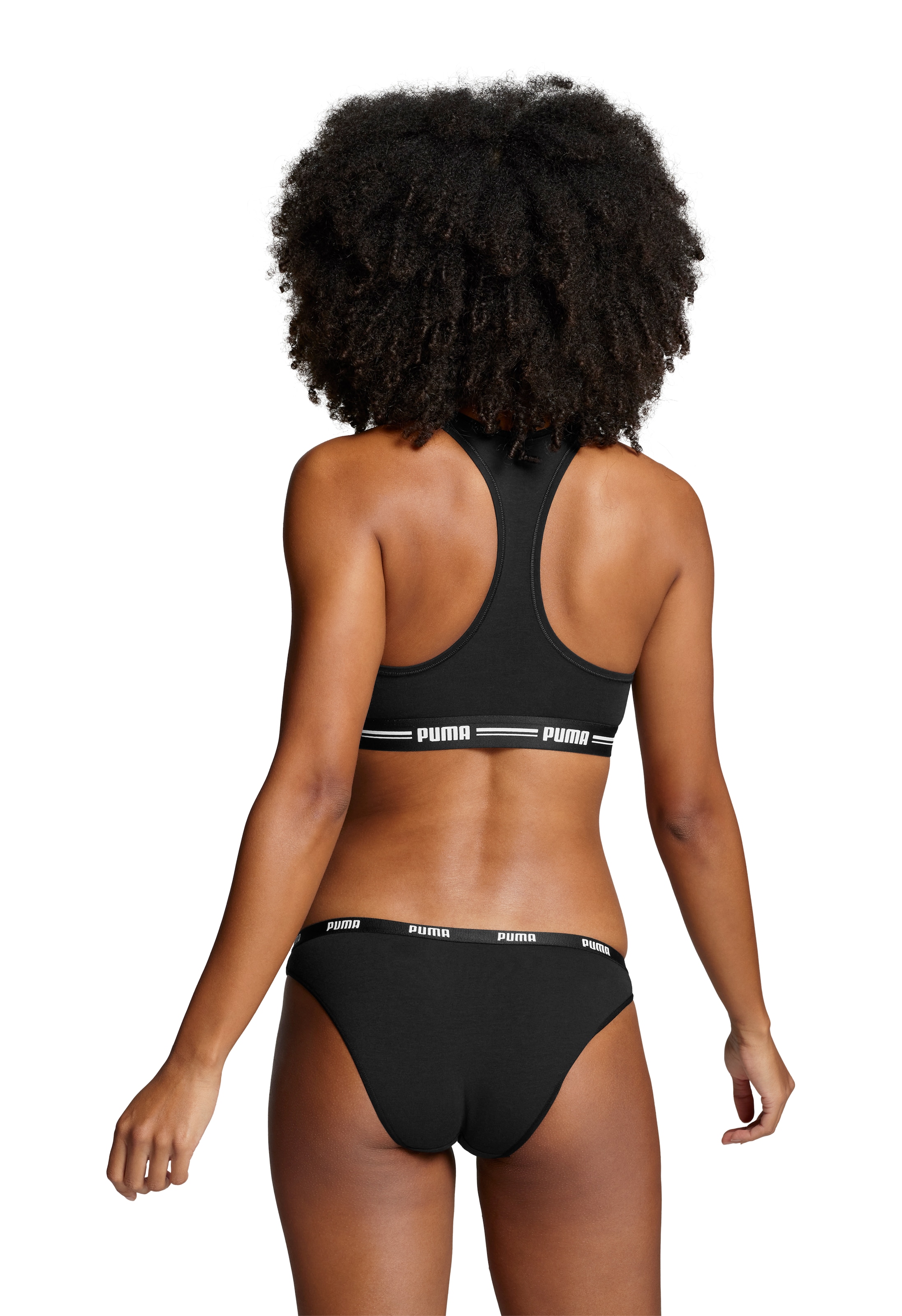 PUMA Sport-Bustier »PUMA WOMEN RACER BACK TOP 1P HANG«, mit markantem Logobund