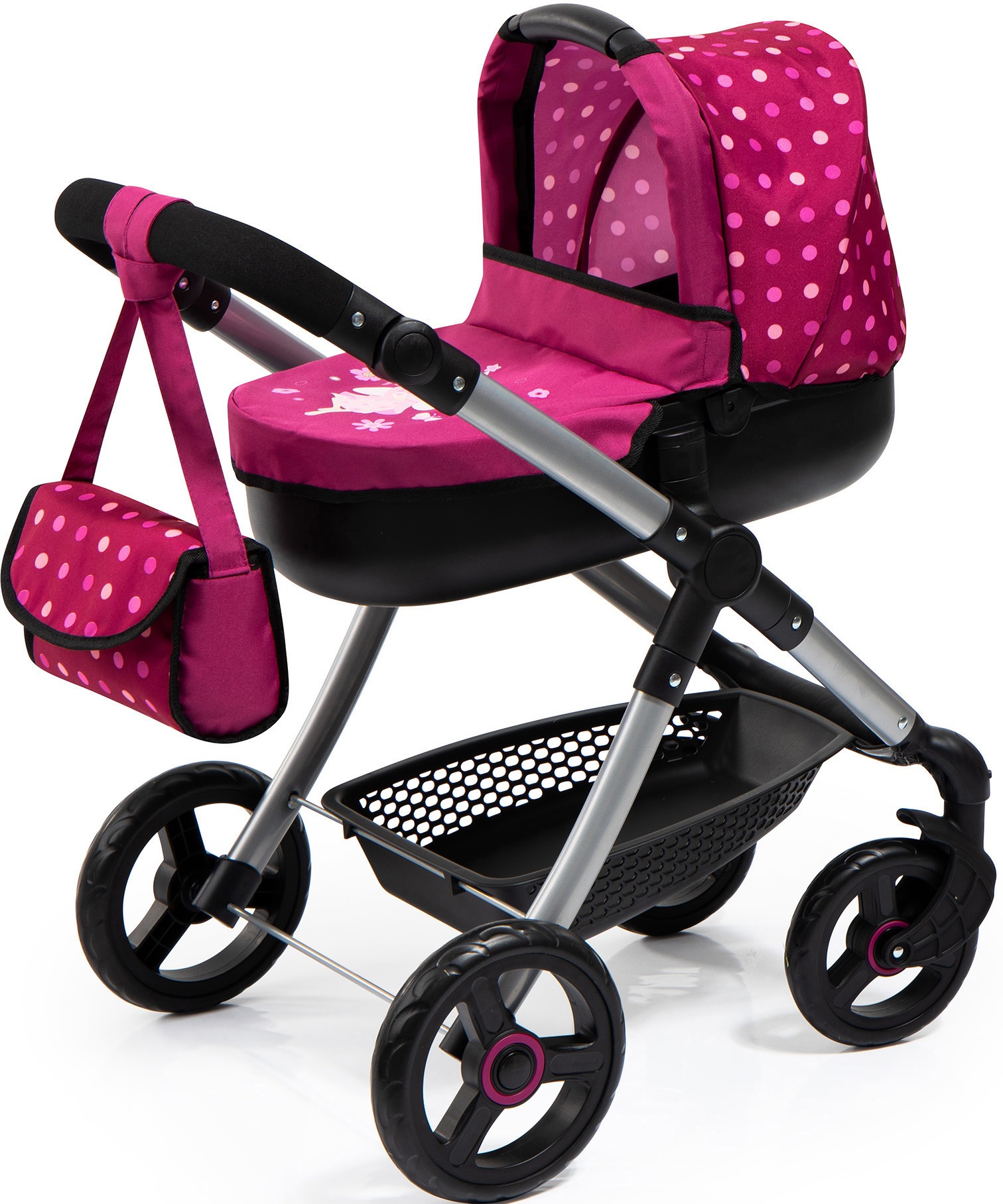 Image of Bayer Puppenwagen »Style, bordeaux/Fee«, mit Wickeltasche bei Ackermann Versand Schweiz