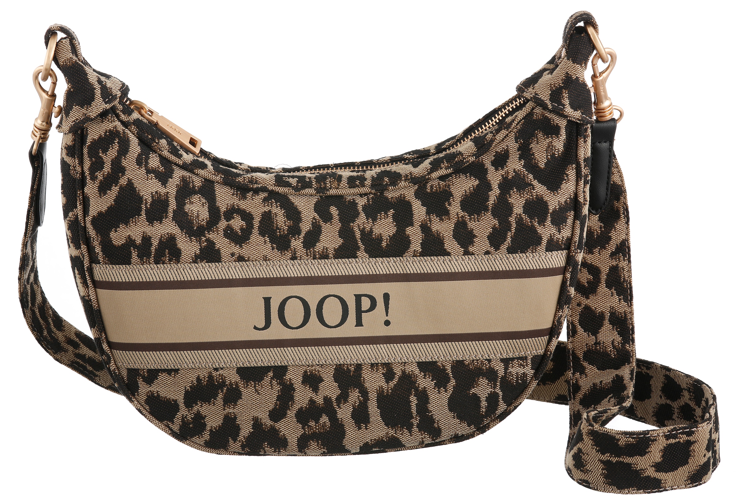 Image of JOOP Schultertasche "sicilia shoulderbag mvz" Damen Handtasche, Hobo, Umhängetasche im modischen Animal-Print