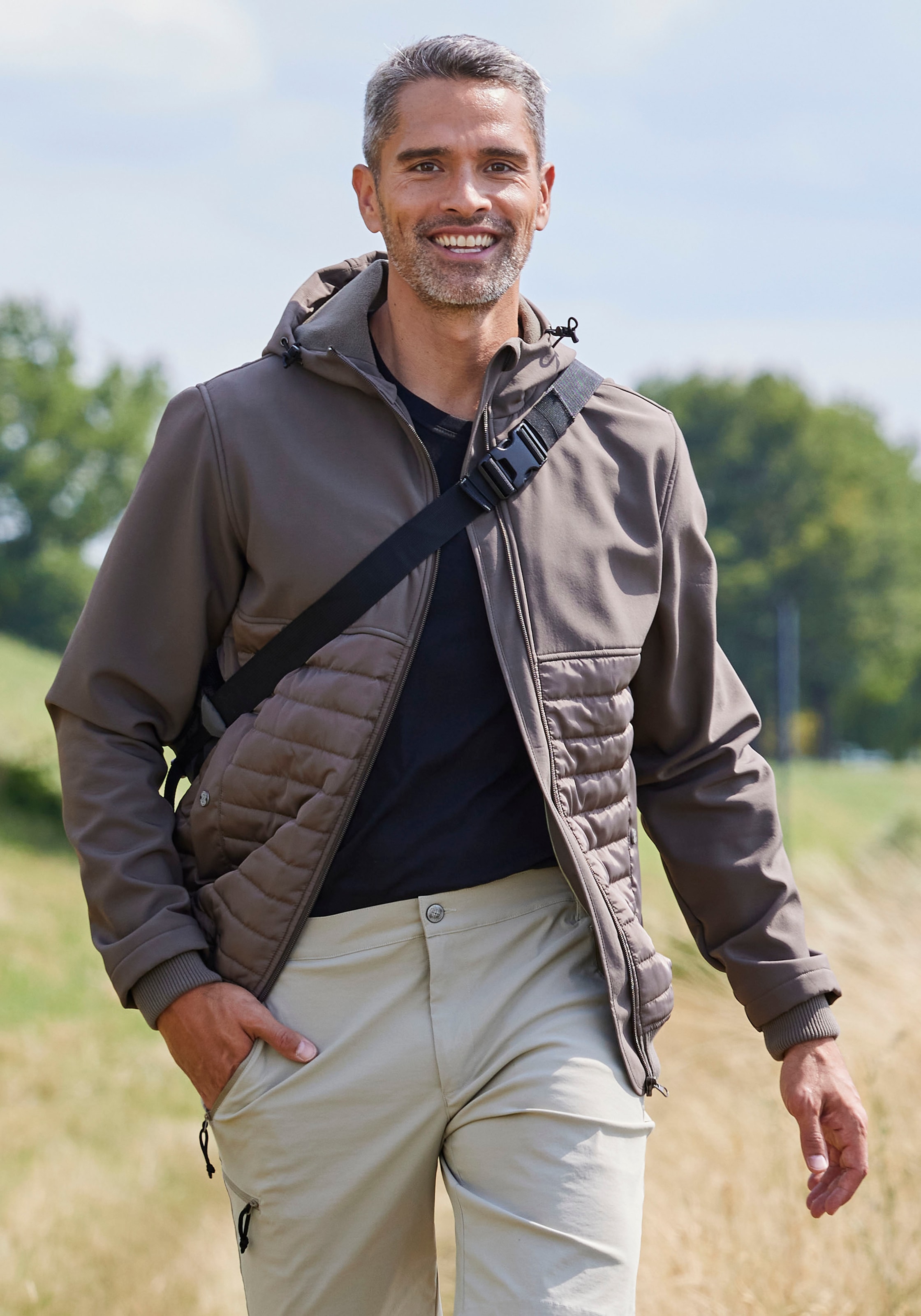 John Devin Funktionsjacke, mit Kapuze, All- Season