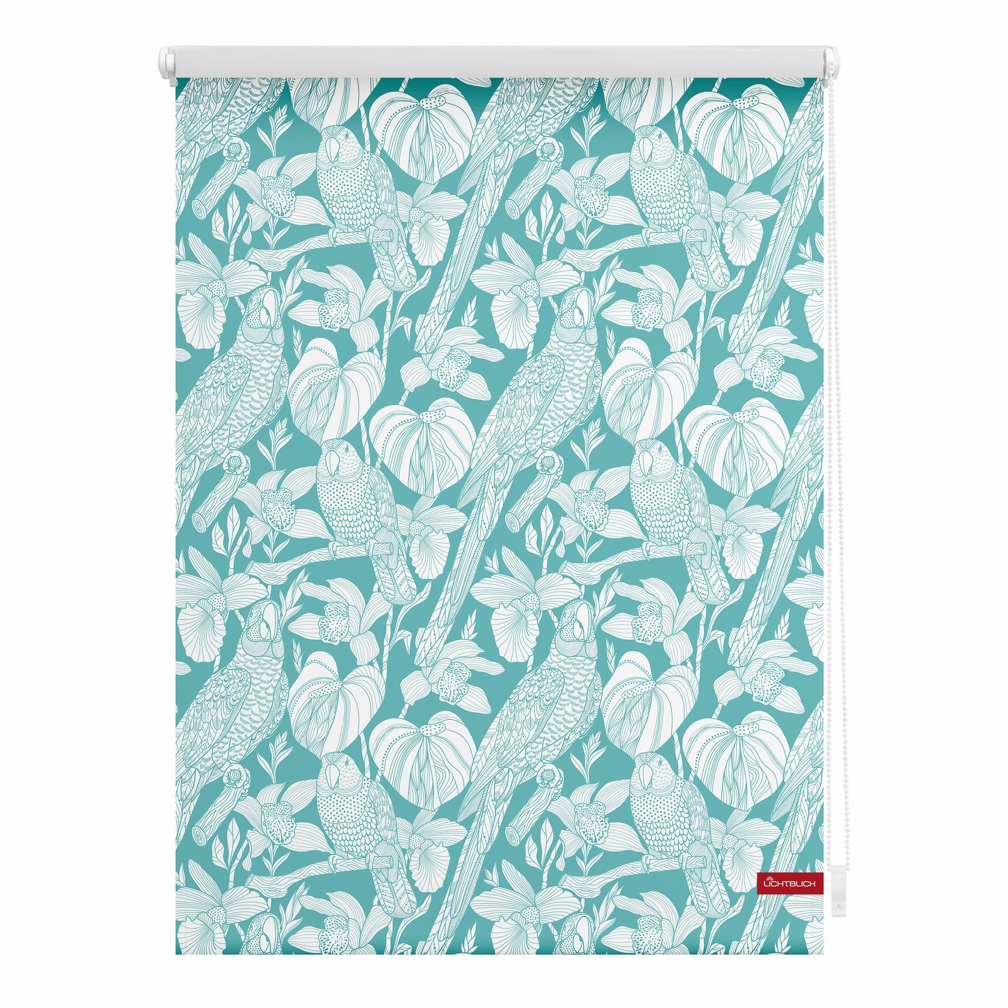 Image of LICHTBLICK ORIGINAL Seitenzugrollo »Klemmfix Motiv Papagei«, Lichtschutz, ohne Bohren, freihängend, bedruckt bei Ackermann Versand Schweiz