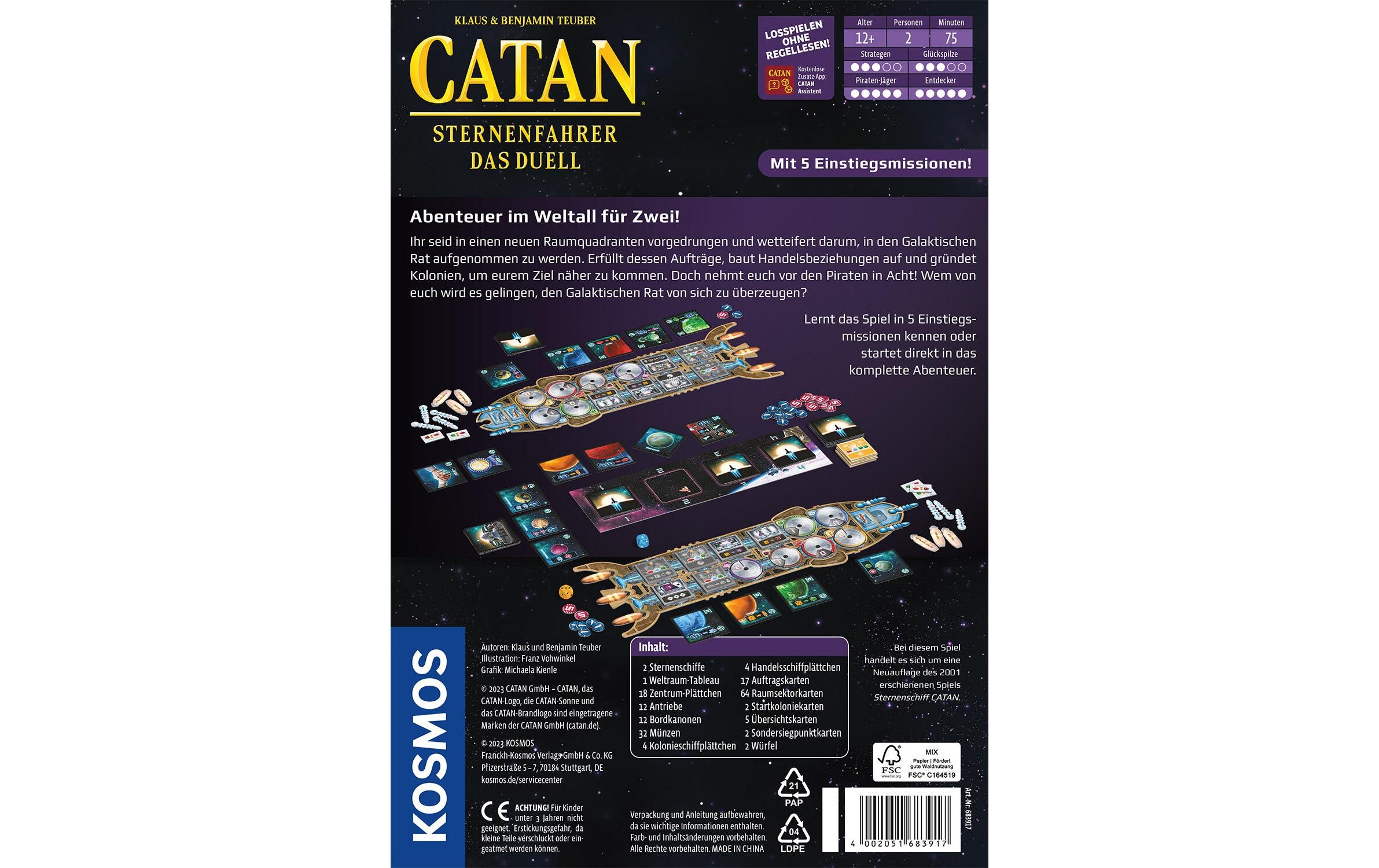 Kosmos Spiel »Catan: Sternenfahrer – Das Duell -DE-«