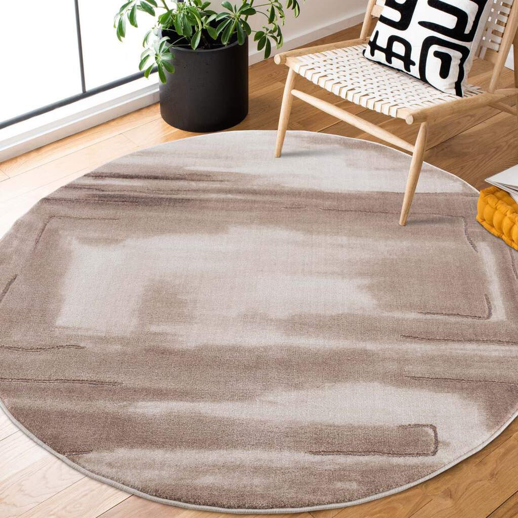 Image of Carpet City Teppich "Noa 9261" rund 11 mm Höhe Kurzflor, Modern, Weicher For, Pflegeleicht