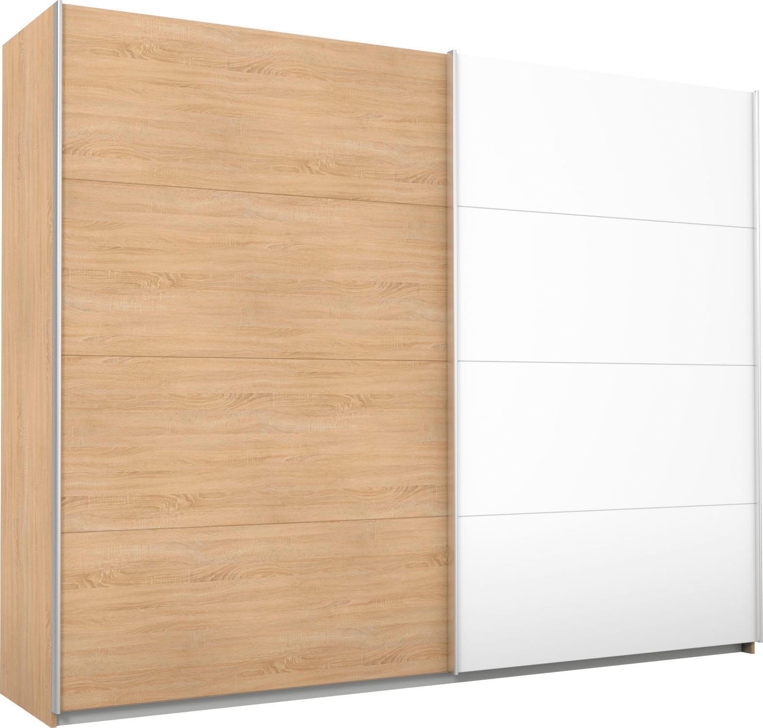Image of rauch Schwebetürenschrank "Quadra Kleiderschrank Schrank Gaderobe" mit Möglichkeit zur individuellen Frontgestaltung, leichtgängige Türen
