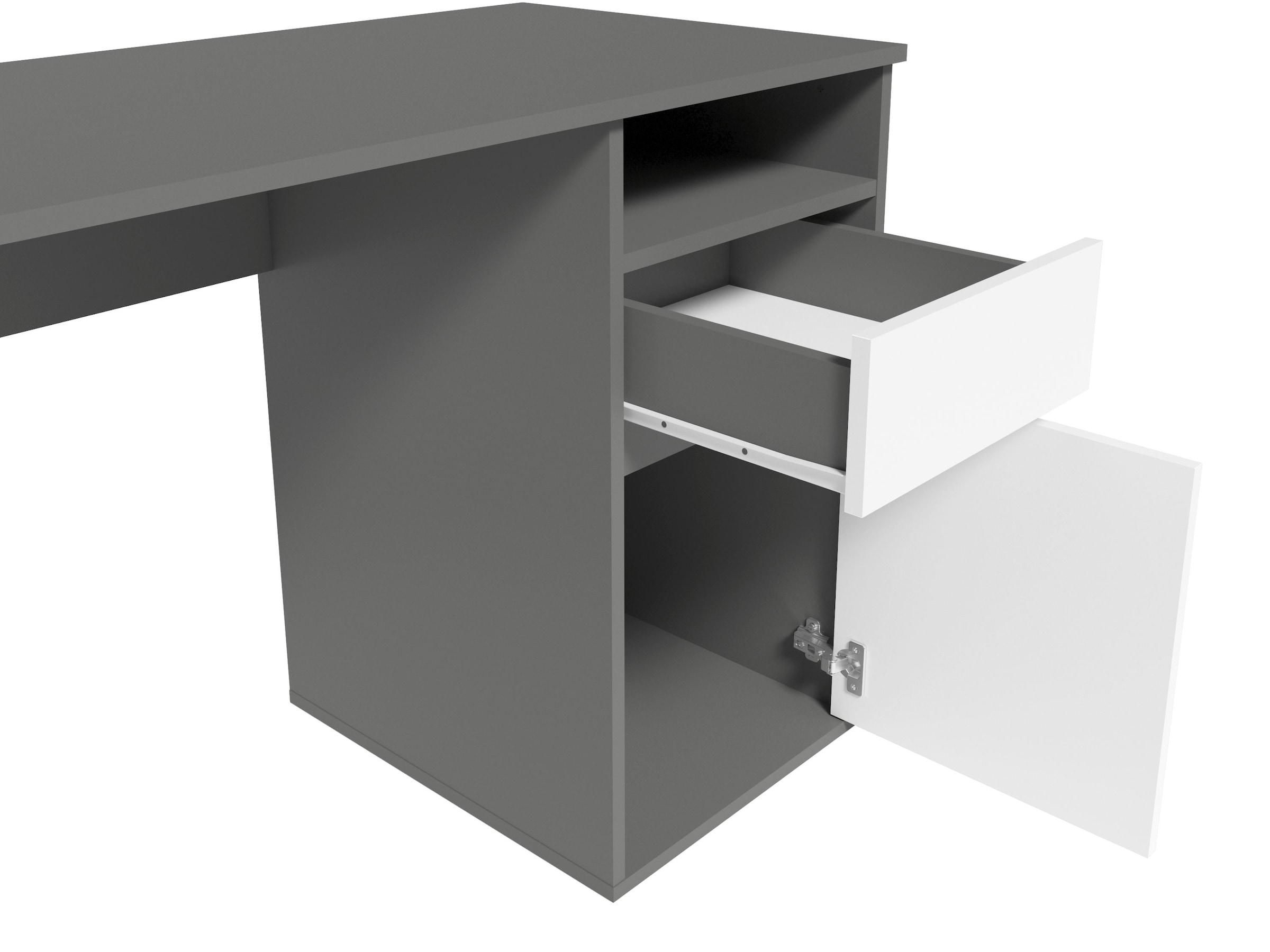 Home affaire Bureau »Tinsley« mit Schublade, und Tür, Breite 120 x53 cm