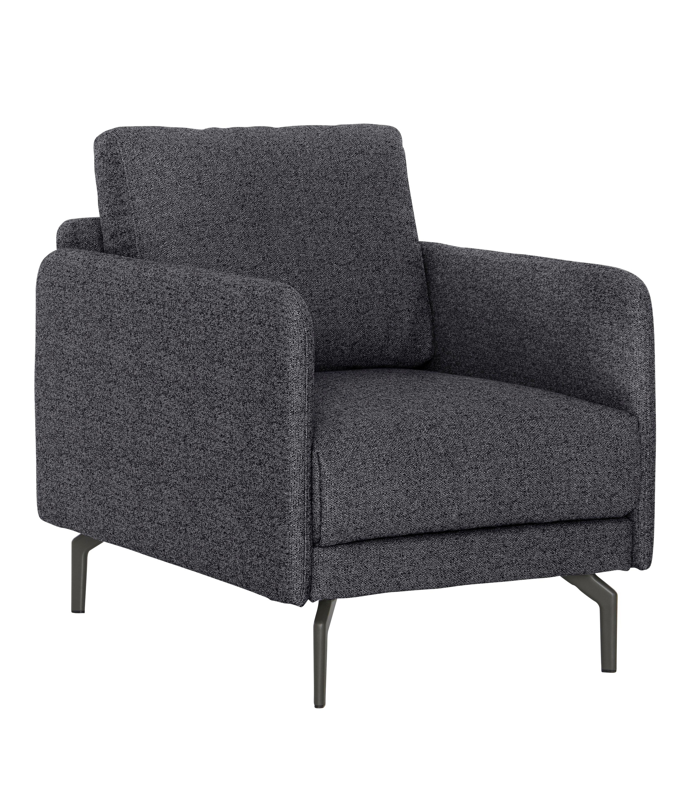 Creation BY ROLF BENZ Sessel "CR.450, Designsessel, Loungesessel" Armlehne sehr schmal, Breite 70 cm, Alugussfuß Umbragrau