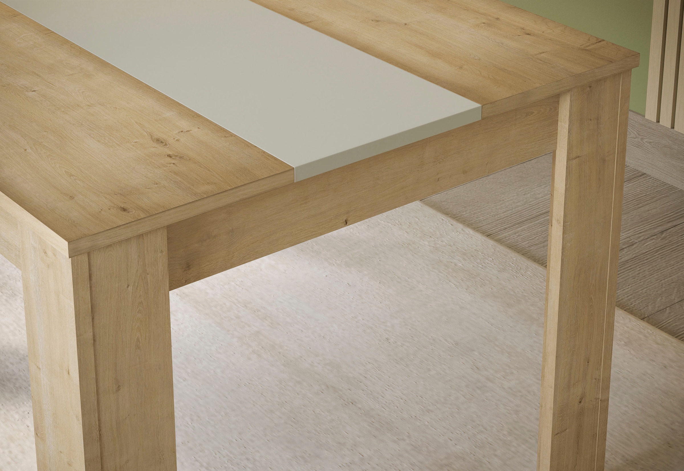 GOODproduct Esstisch »Adana, 140cm« 1 Stk. tlg. 140cm, Küchentisch, Kaschmir und Eiche wahlweise kombinierbar