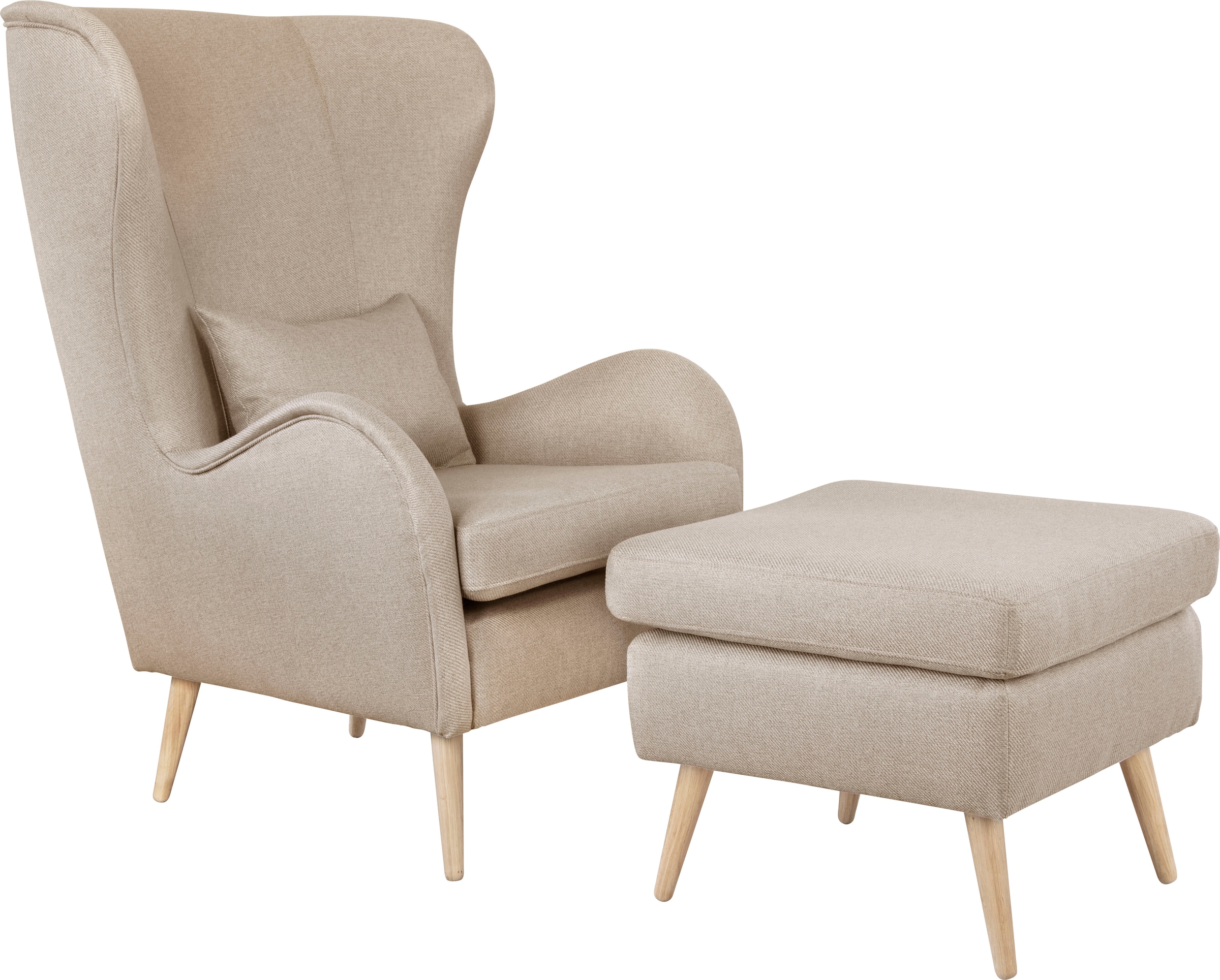 Home affaire Ensemble rembourré »Charles« gross und gemütlich  im moderner Optik