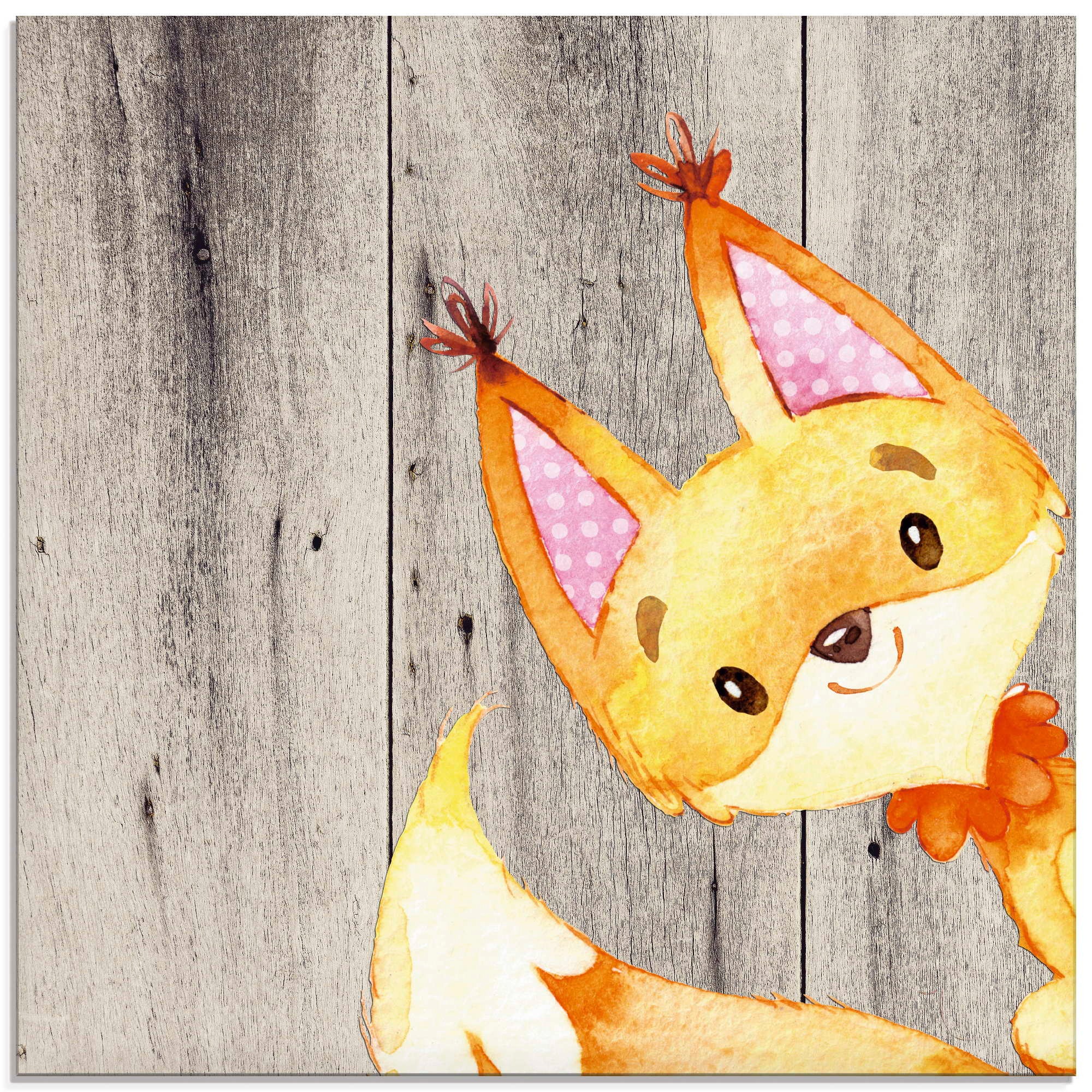 Image of Artland Glasbild »Waldland Freunde - Fuchs«, Tiere, (1 St.) bei Ackermann Versand Schweiz