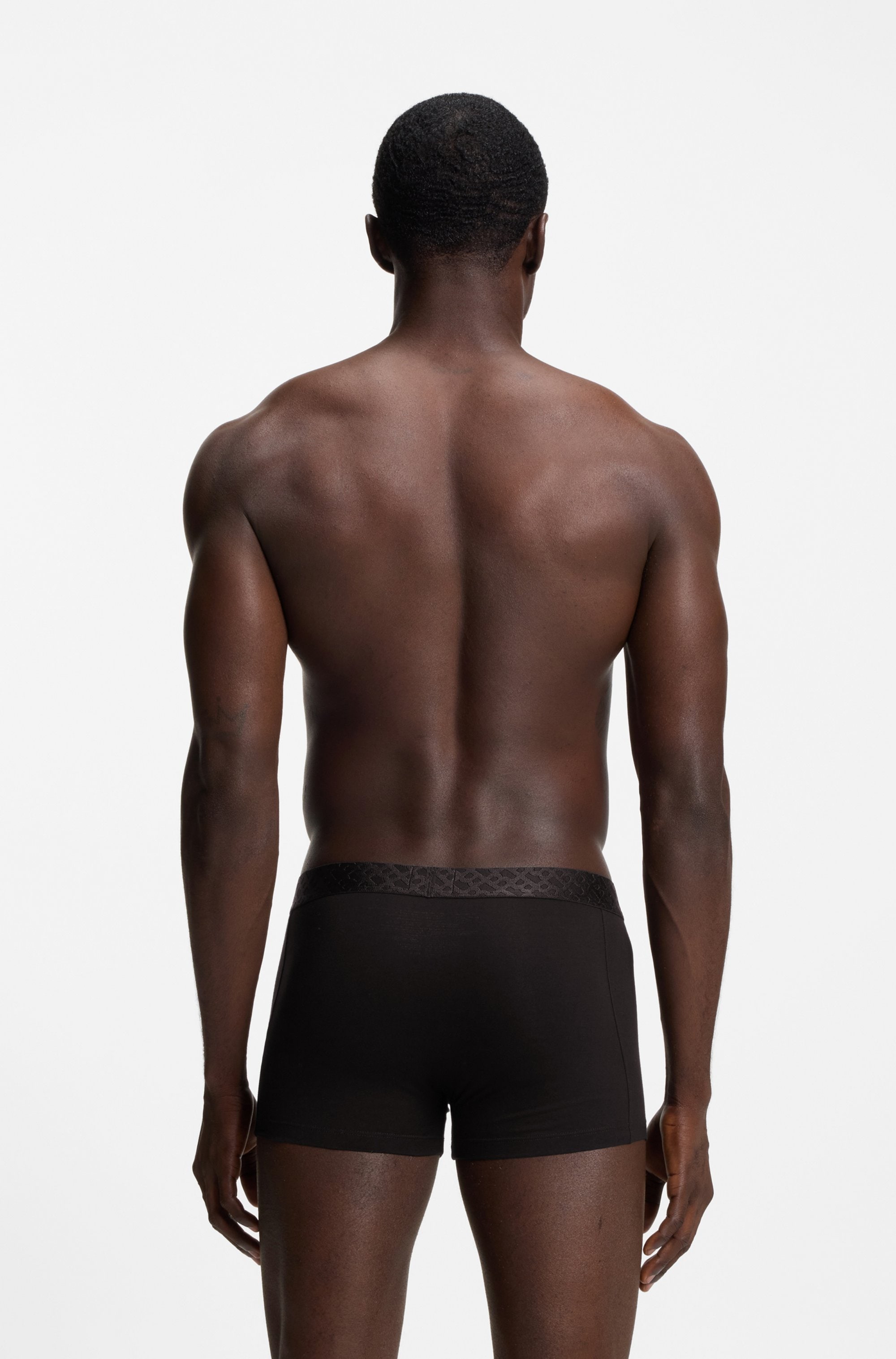 BOSS Tronc »3P Logo Trio« 3 cuis Neuheit, enganliegend, kurzes Bein