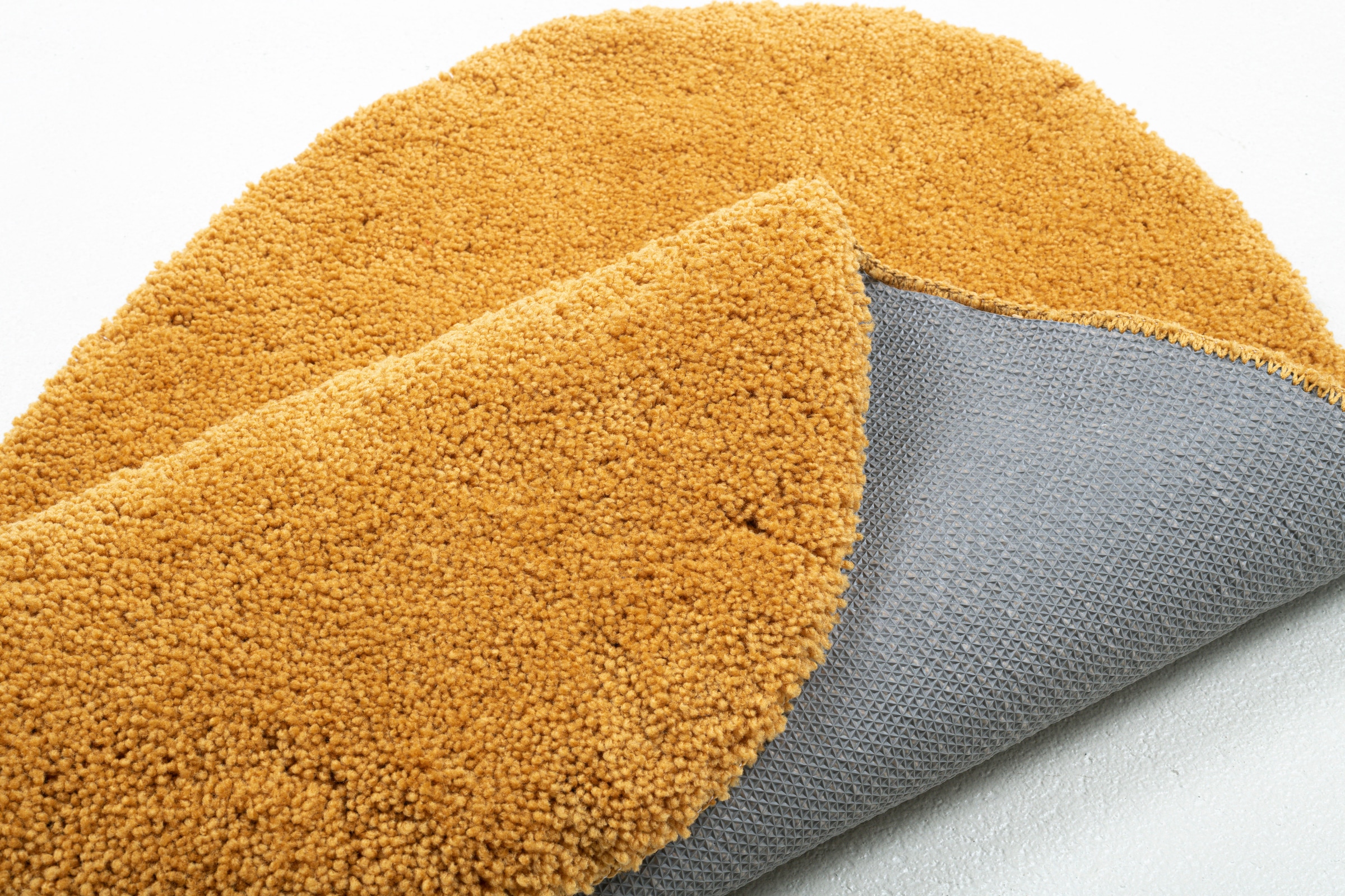TOM TAILOR HOME Badematte »Cozy Bath UNI«, rutschhemmend beschichtet, fussbodenheizungsgeeignet, Badteppich, Uni Farben, rechteckig, rund und oval erhältlich