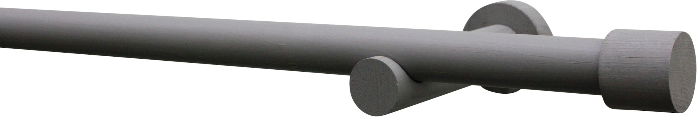 Image of SCHÖNER WOHNEN-Kollektion Gardinenstange "Set Mira 1-Lauf Ø 25 mm" Ø 25 mm 1 läufig-läufig mit Bohren, verschraubt, Wandmontage Gardinenstangen Set Mira Ø 25 mm