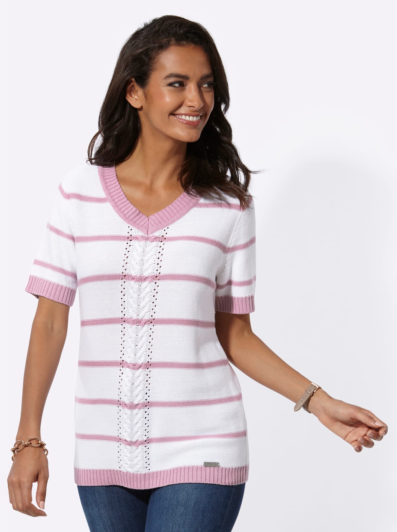 Casual Looks Kurzarmpullover »Kurzarm-Pullover«