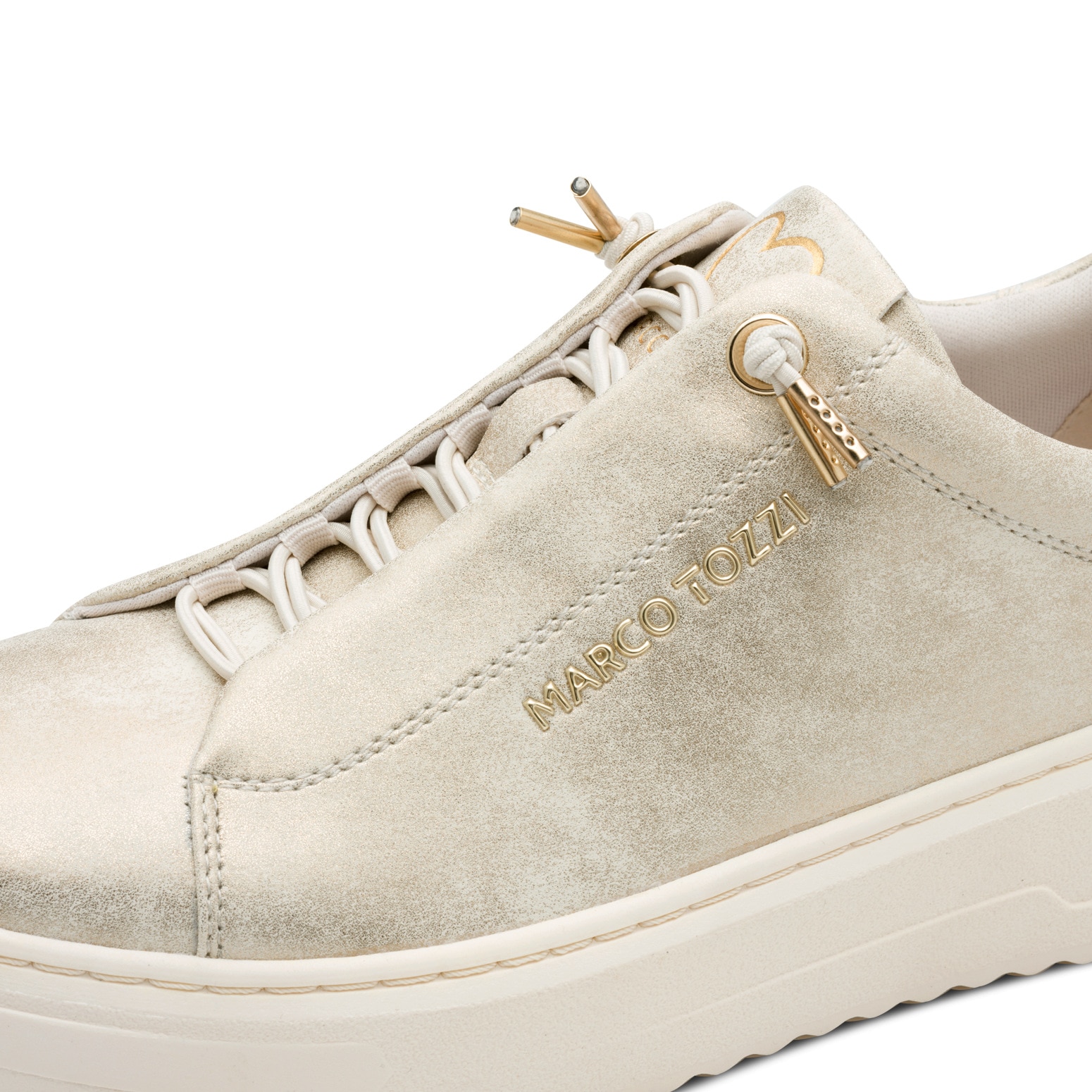 MARCO TOZZI Baskets slip-on  chaussure de loisirs, chaussure basse, chaussure à lacets avec inscription logo latérale