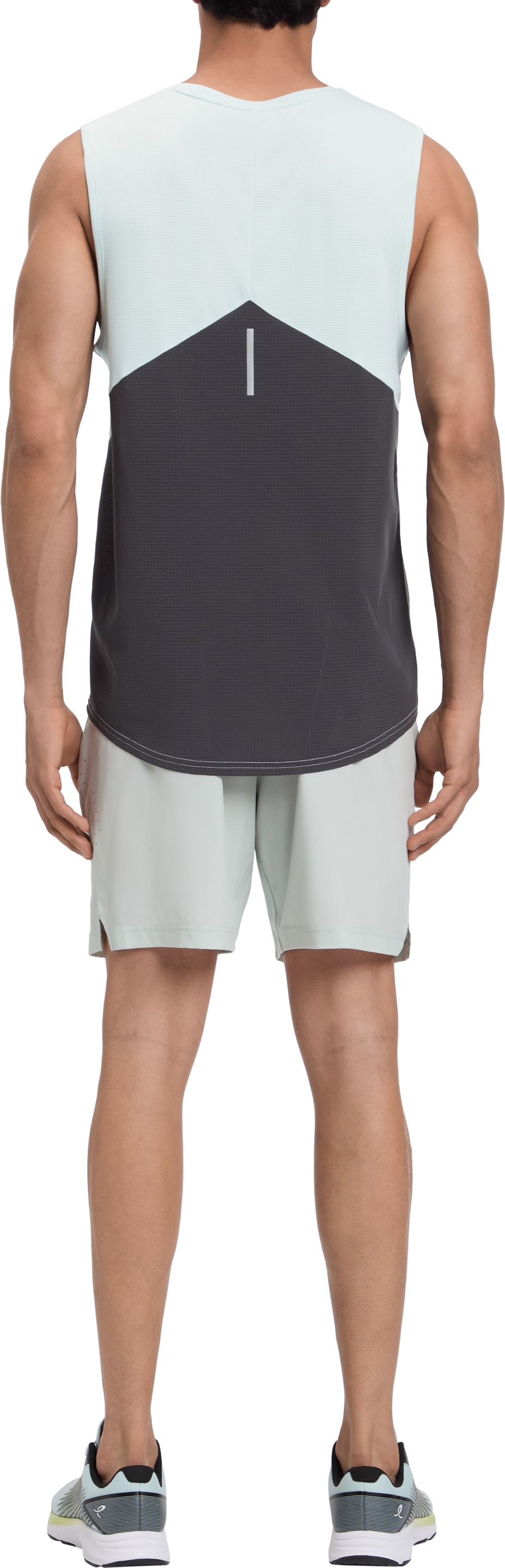 Energetics T-shirt de course »HE.-TANK-SHIRT STEFAN SL M« avec col rond à bord-côte, en polyester, coupe régulière