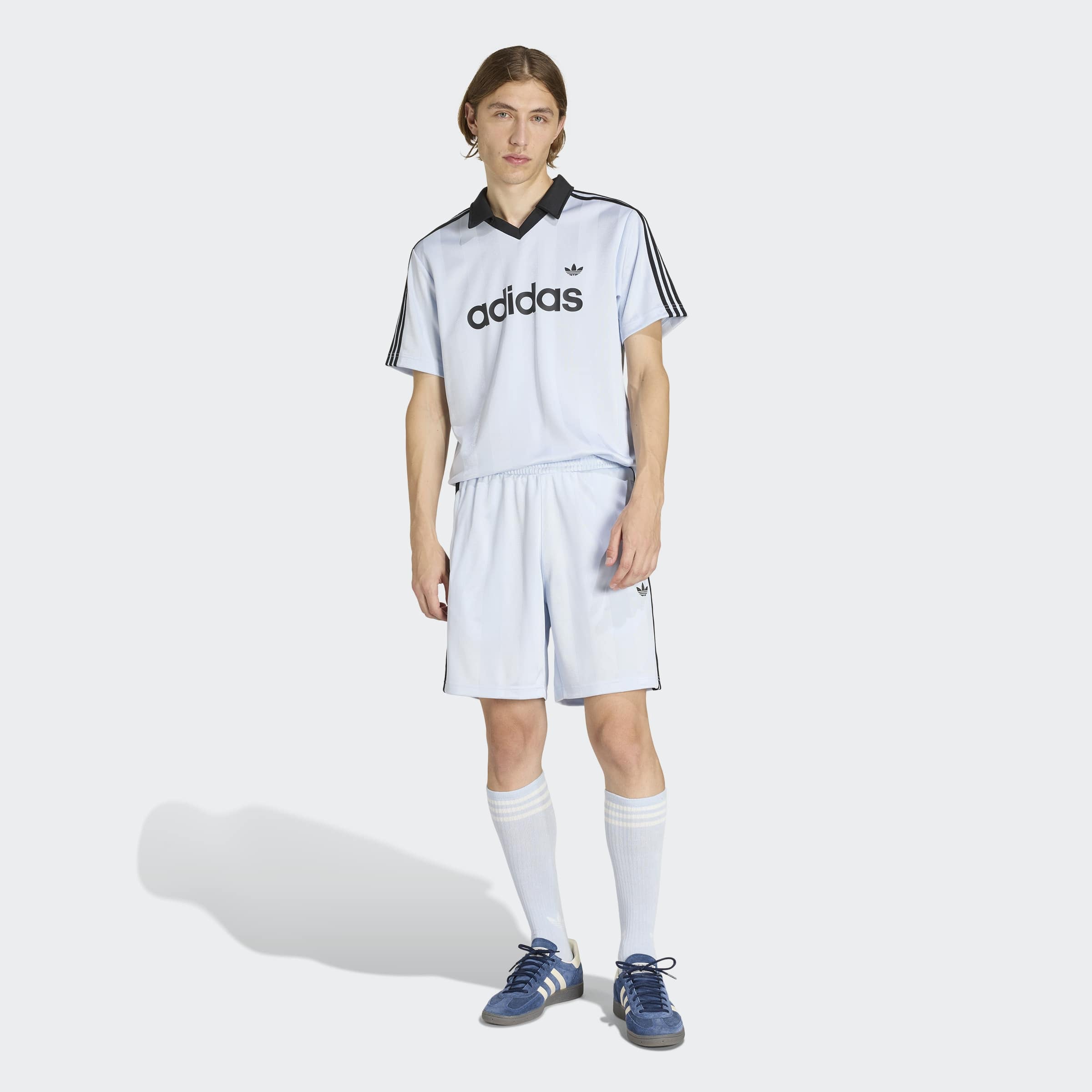 adidas Originals T-Shirt »JSY« mit V-Ausschnitt, ohne Verschluss, aus Polyester