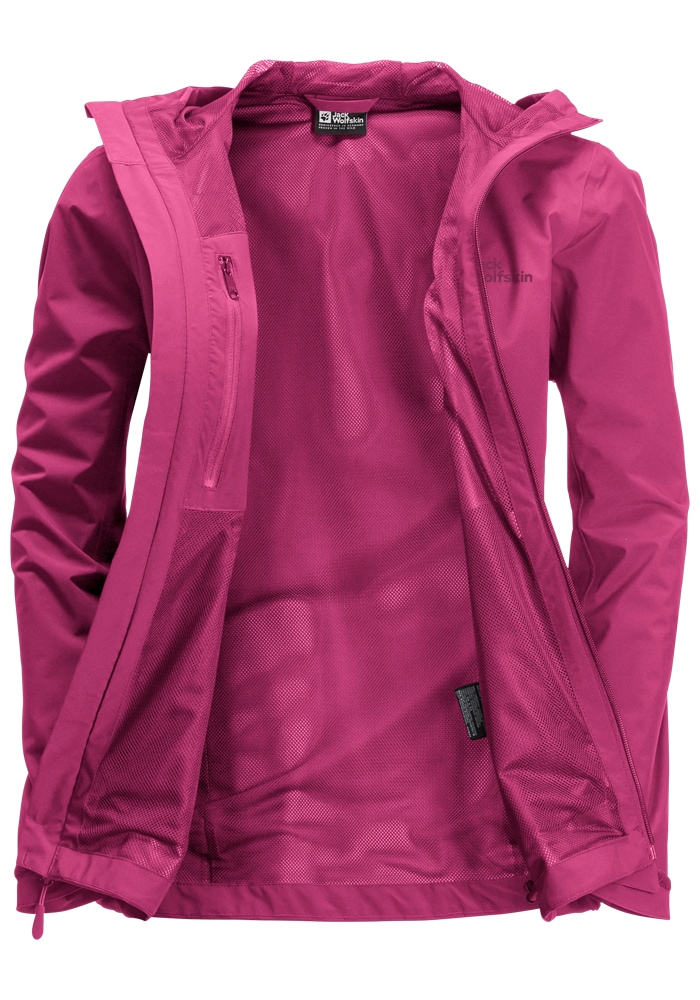 Jack Wolfskin Funktionsjacke »ROBURY 2L JKT W«, mit Kapuze