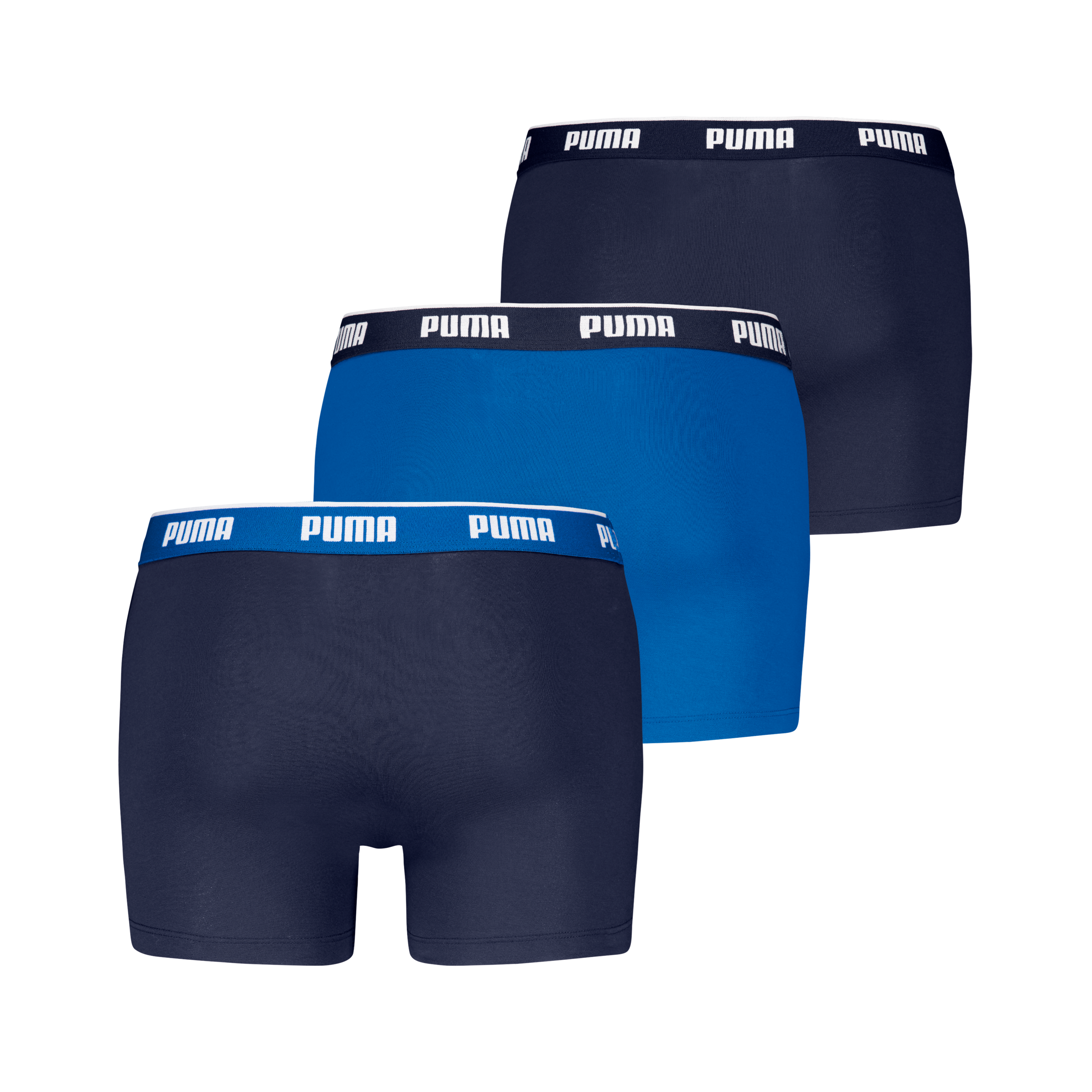 PUMA Boxershorts »PUMA MEN EVERYDAY BASIC BOXERS 3P« 3er Pack,  Komfortabler elastischer Logobund
