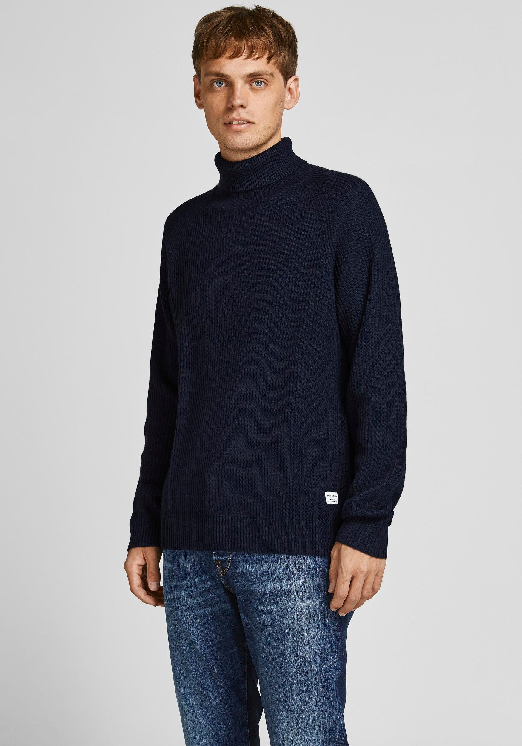 Image of Jack & Jones Rollkragenpullover »PANNEL KNIT ROLL NECK« bei Ackermann Versand Schweiz