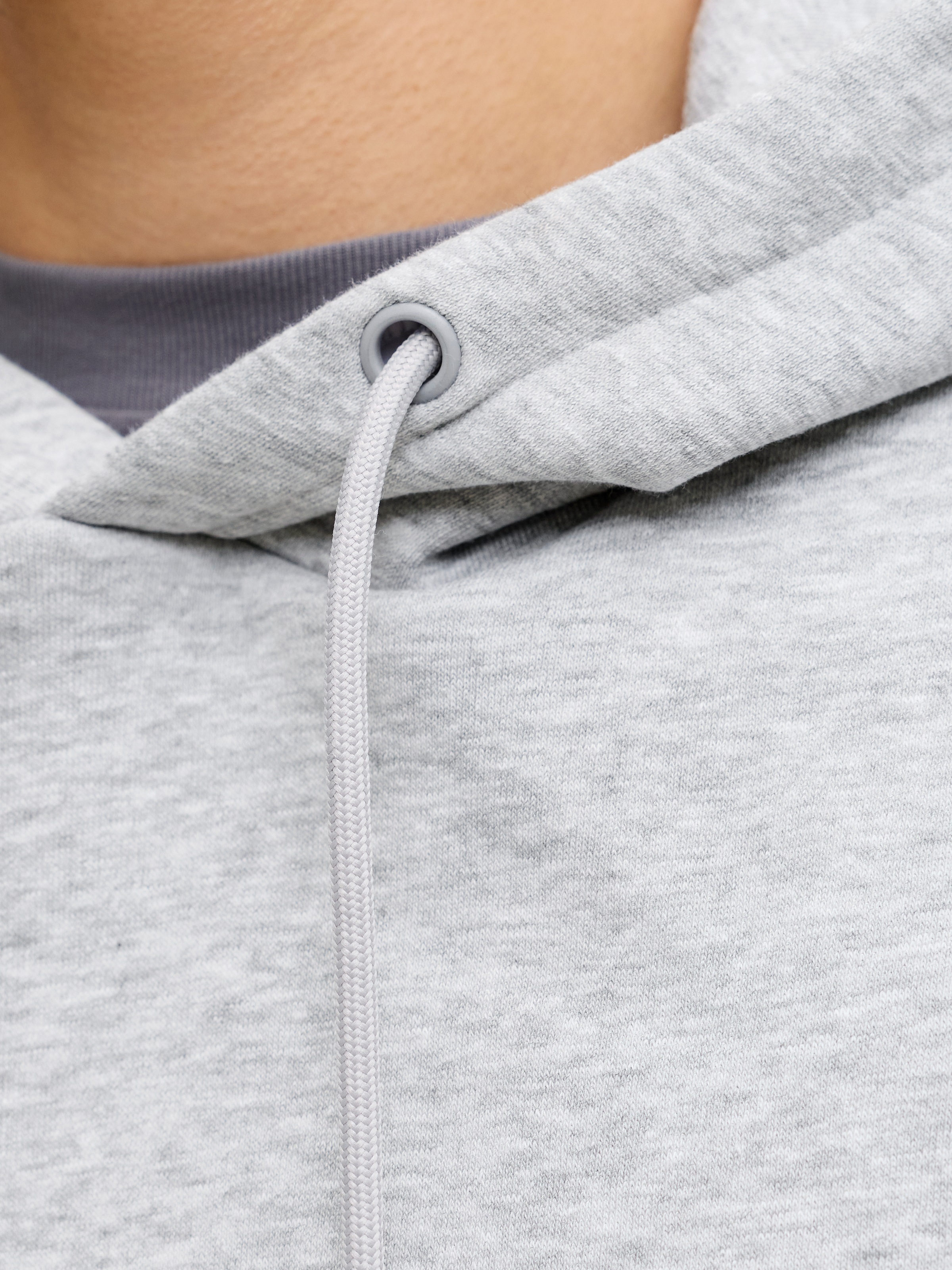 Jack & Jones Kapuzensweatshirt »JJEBRADLEY SWEAT HOOD NOOS«, Materialmix, relaxed fit
