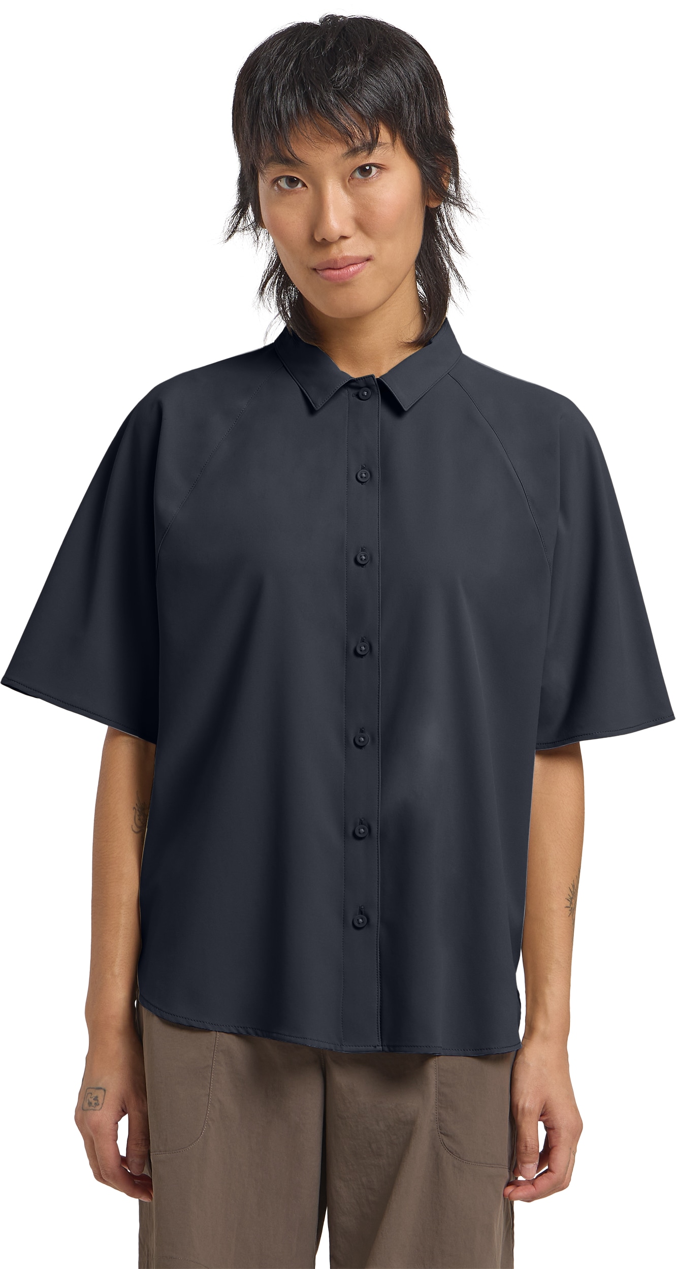 Jack Wolfskin Kurzarmhemd »SIERRA QUEST SS SHIRT W« Atmungsaktiv, Windabweisend, Stretchkomfort