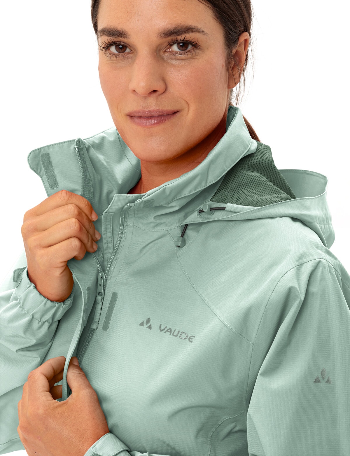 VAUDE Veste de vélo »WOMEN'S ESCAPE BIKE LIGHT JACKET« mit Kapuze für Radsport, Wandern und Nordic Walking, winddicht