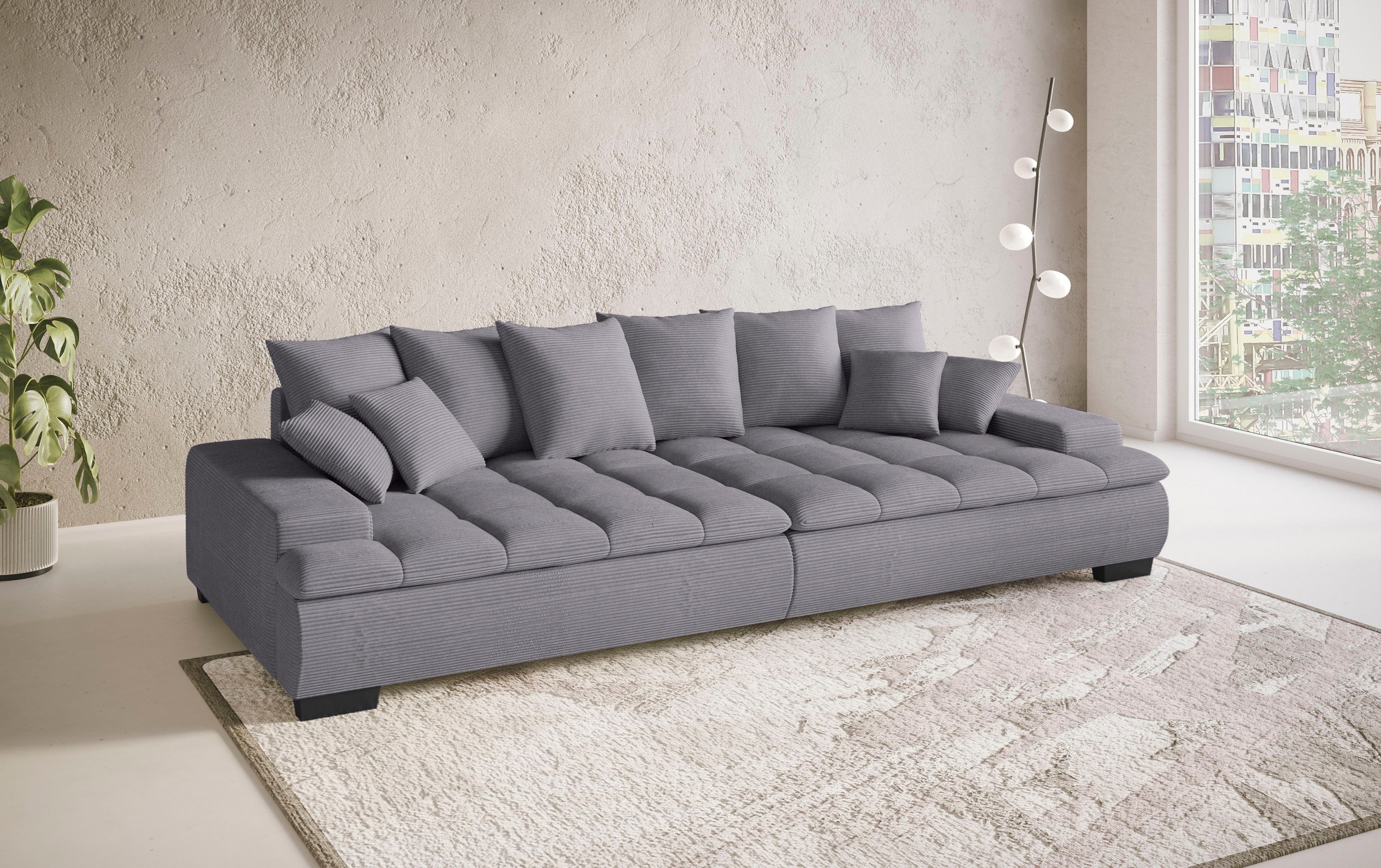 Mr. Couch Big-Sofa »Haiti II«, Wahlweise mit Kaltschaum - bis 140 kg belastbar