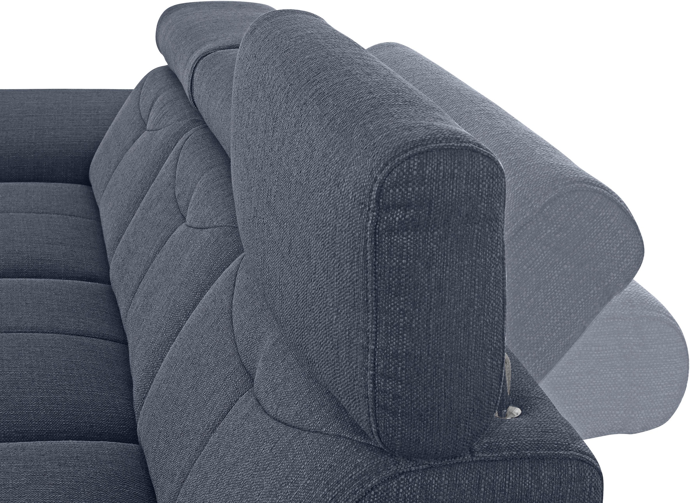 exxpo - sofa fashion Ecksofa »Spring, super bequem, mit Armteil- und Kopfteilfunktion, OTTOs Choice«, L-Form, wahlweise mit Bettfunktion und Bettkasten