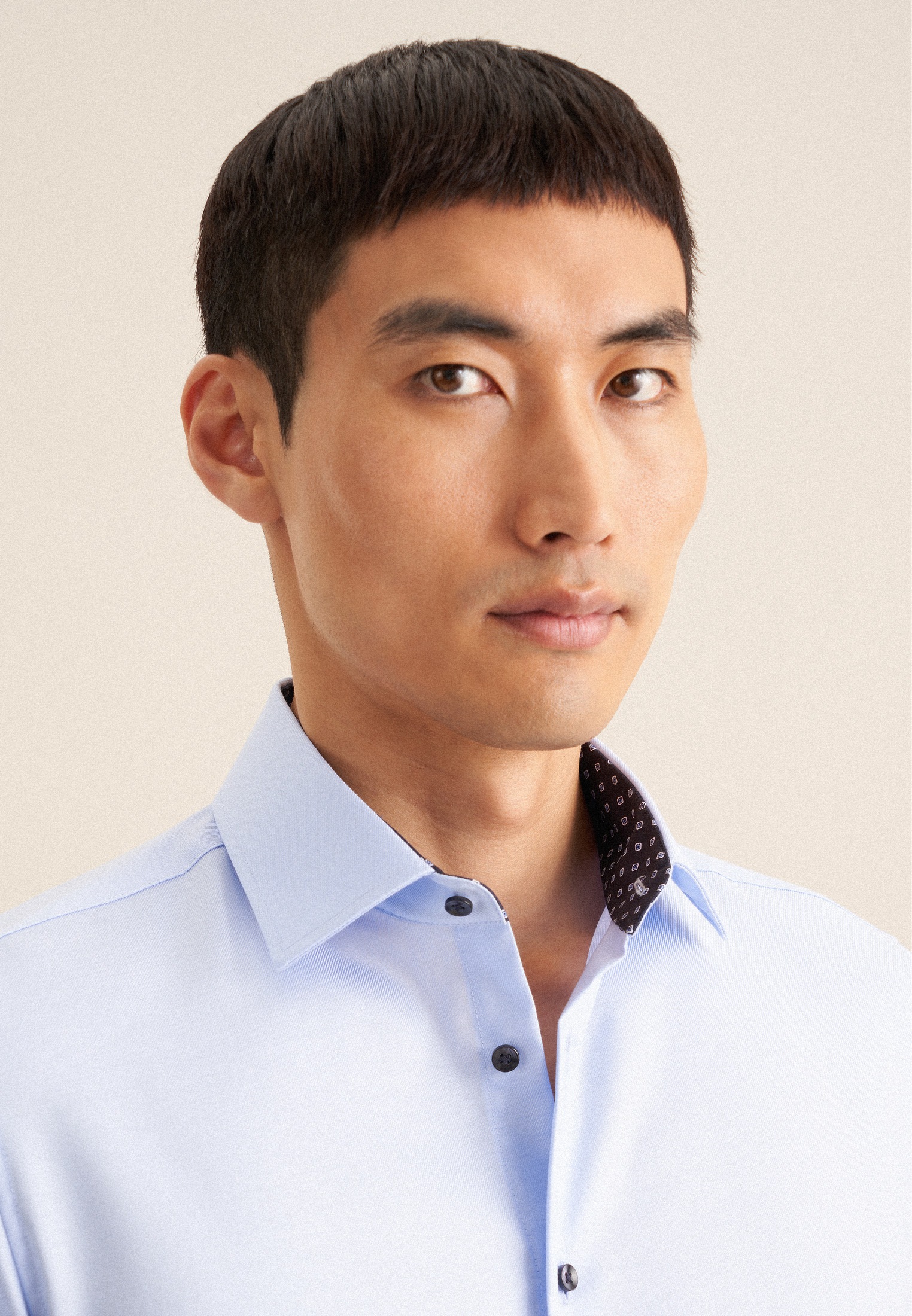 seidensticker Chemise d'affaires »Shaped« Shaped 1/1 Kentkragen Uni