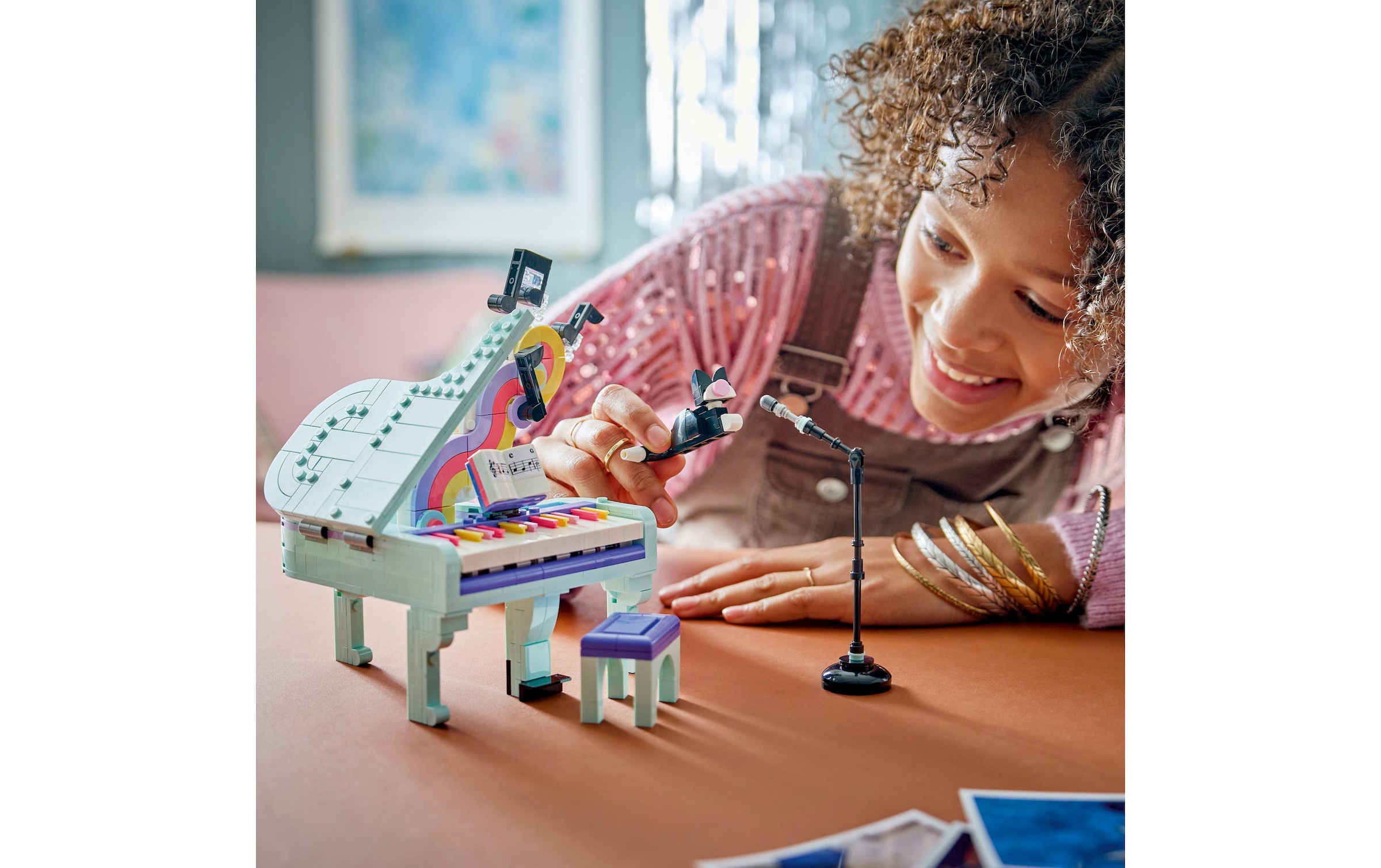 LEGO® Konstruktionsspielsteine »Deko-Klavier mit Katze (31392), LEGO Creator« Made in Europe