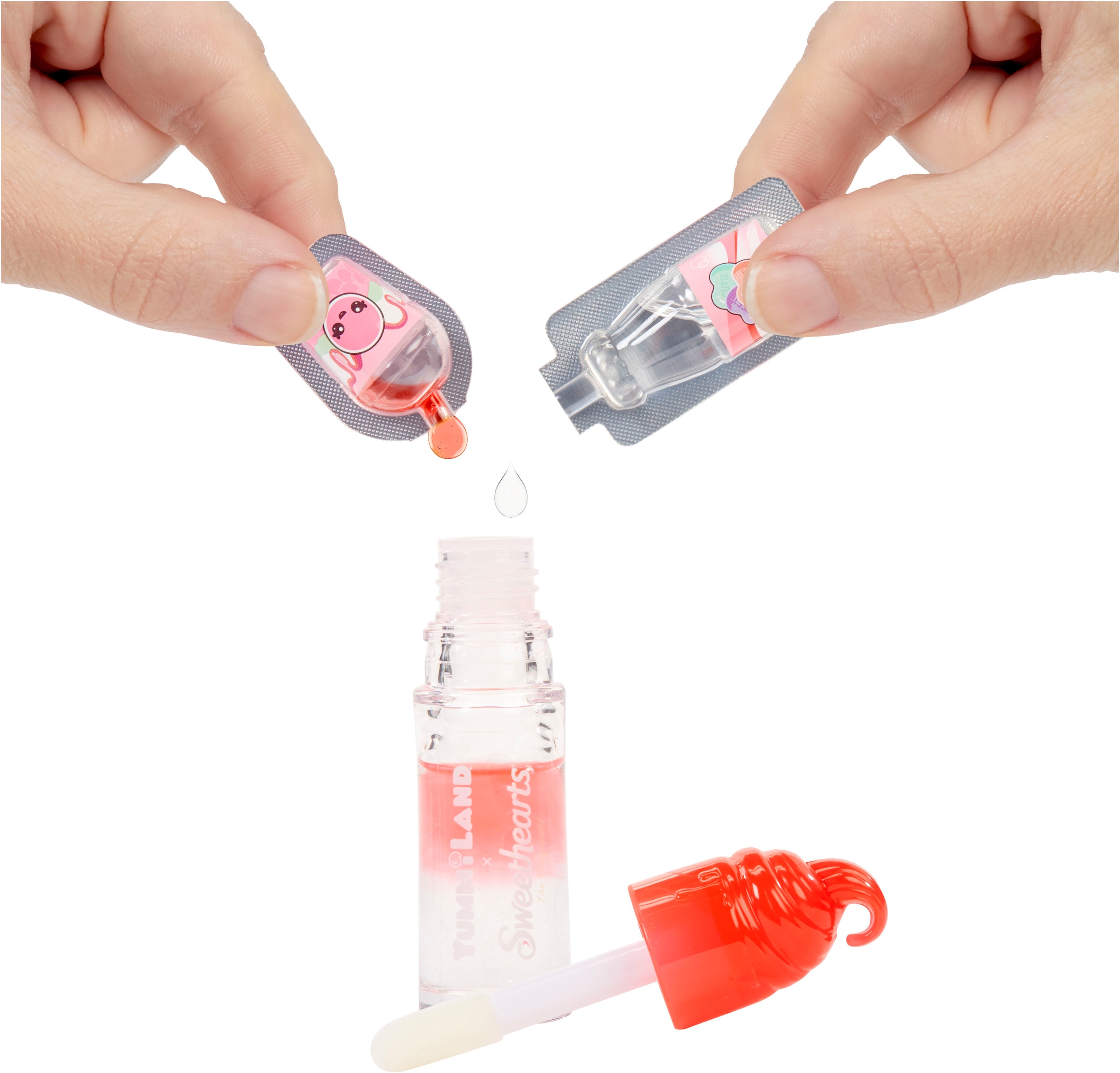 YUMMILAND Mini-poupée »Yummiland Sweet Lip Gloss-Ruby Hearts« inklusive Schlüsselanhänger