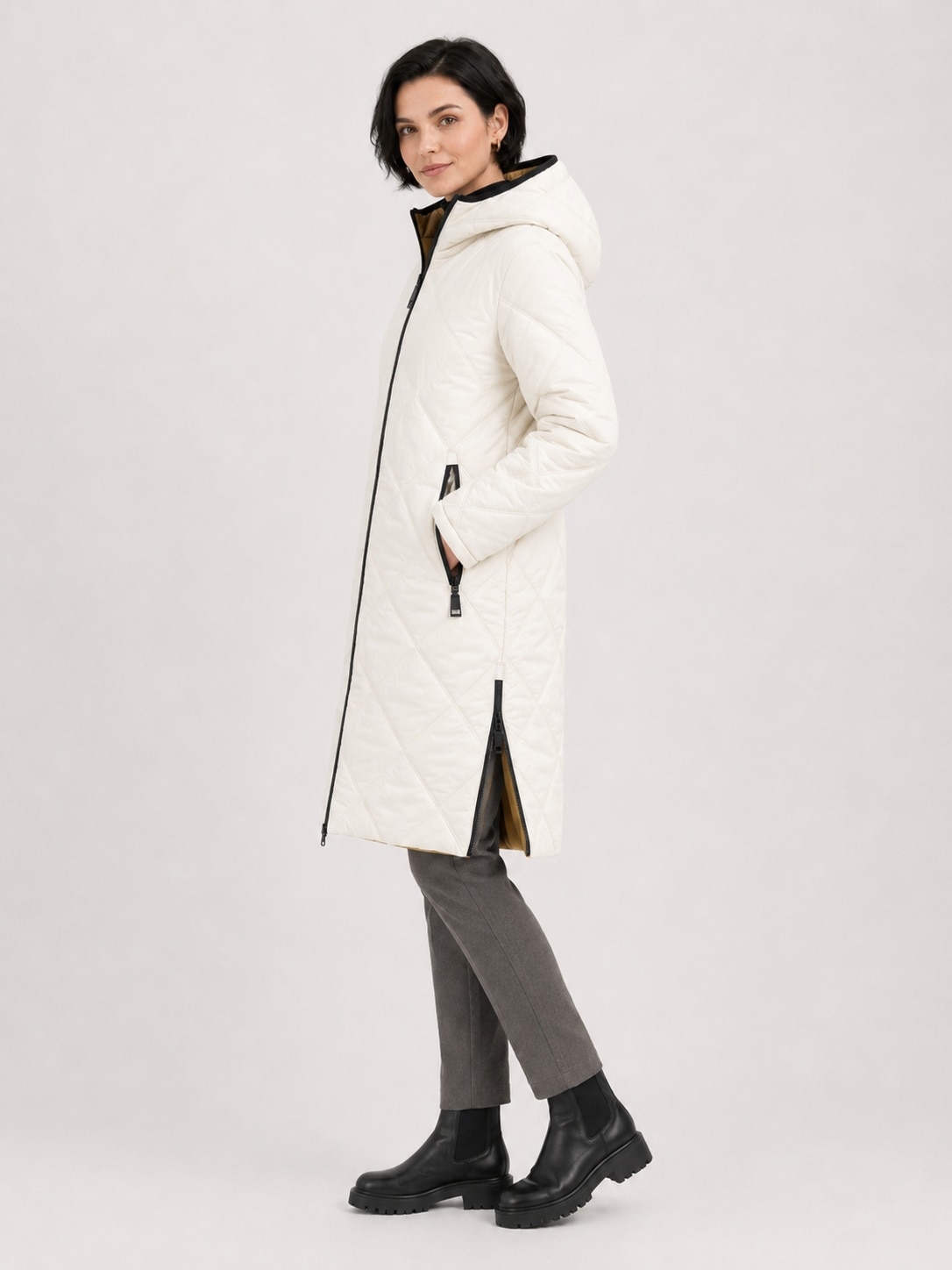 LPO Veste matelassée »NAKITA WMN Wendemantel Steppmantel« Manteau réversible