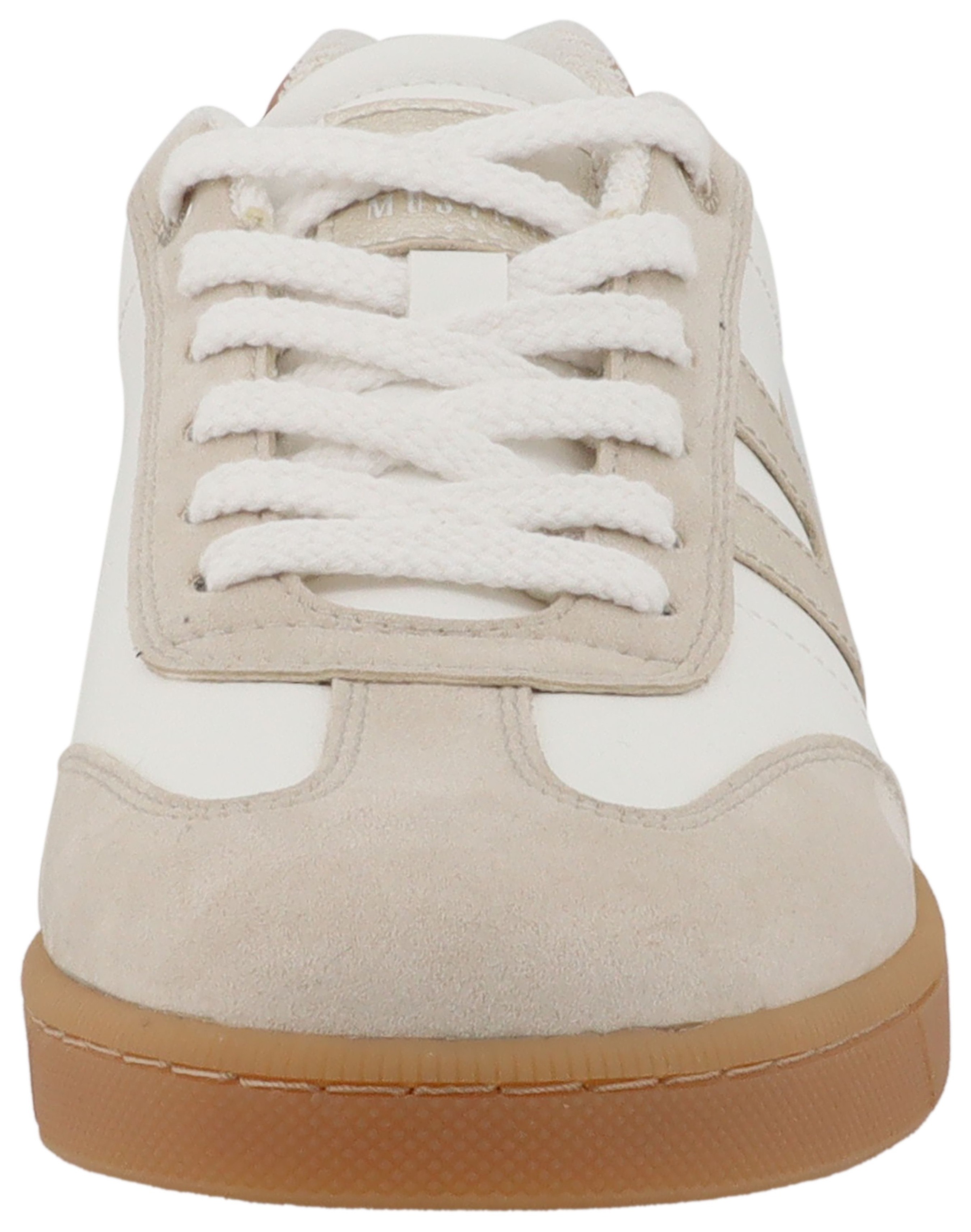 Mustang Shoes Sneaker »Ornella«  Freizeitschuh, Halbschuh, Schnürschuh mit modischen Kontrastbesätzen