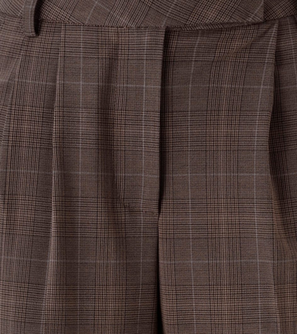 Aniston CASUAL Pantalon à pinces  au motif tartan discret - NOUVELLE COLLECTION