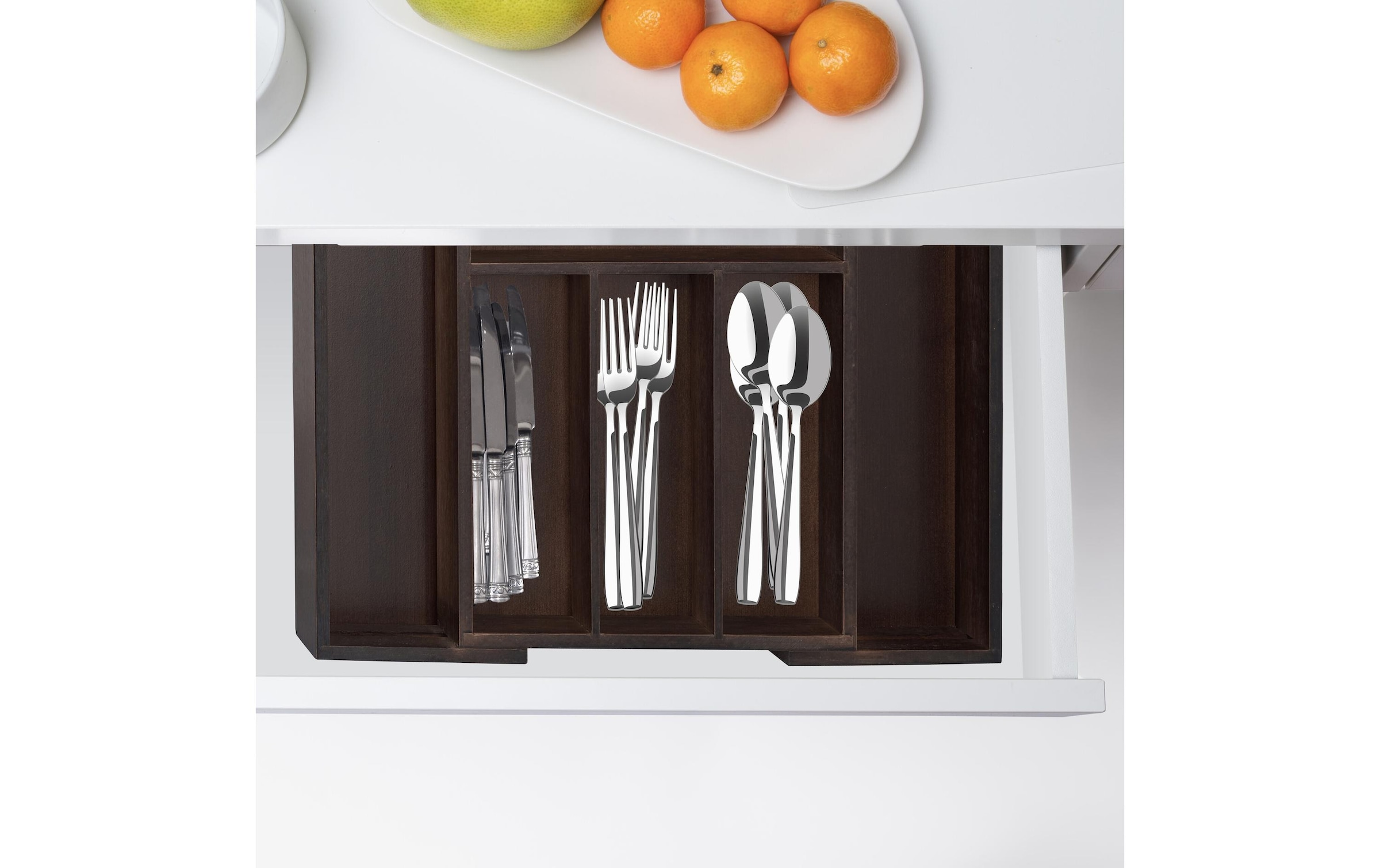 relaxdays Range-couverts »ausziehbar« Ausziehbar