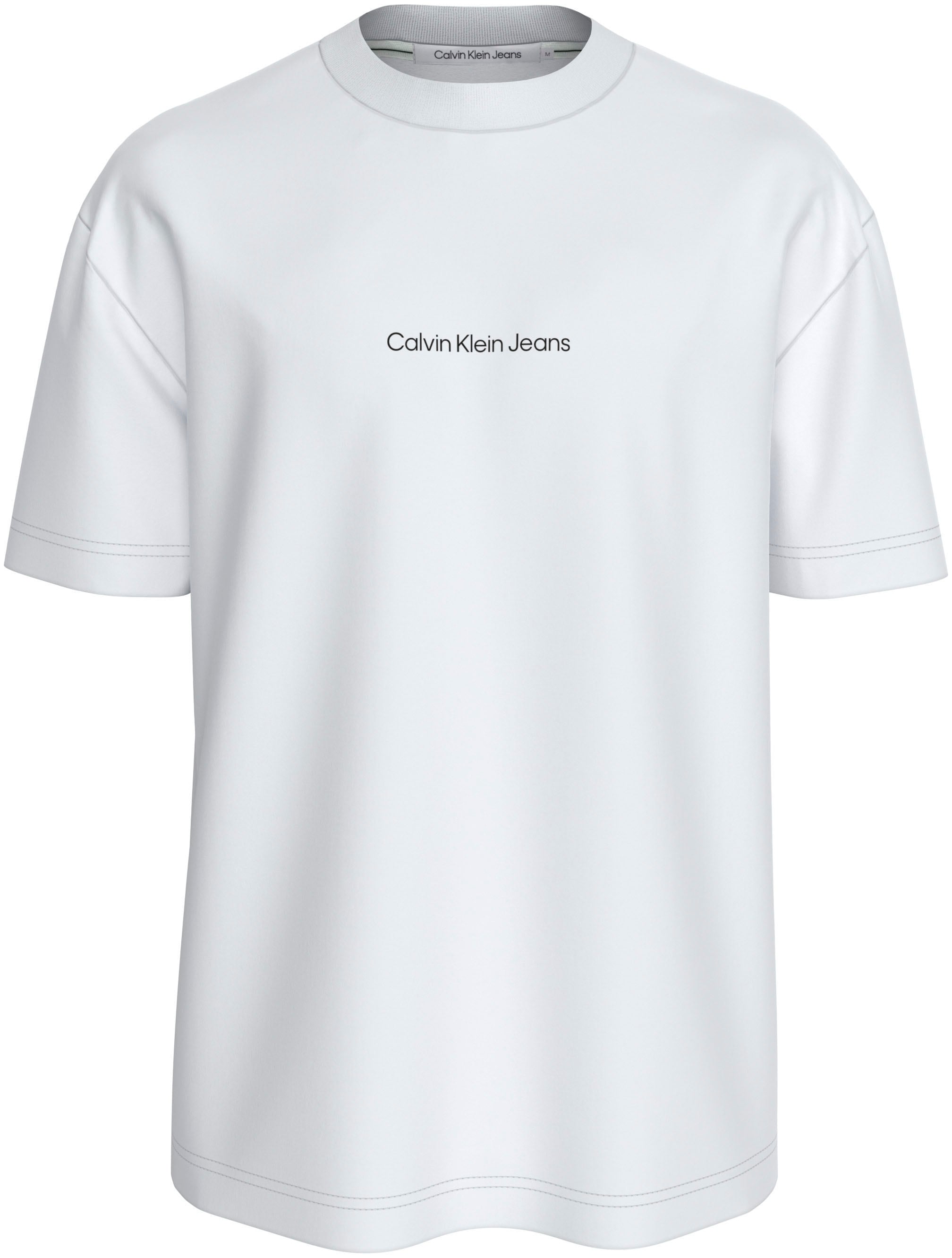 Calvin Klein Jeans T-Shirt »GRID MONOGRAM TEE«, mit Backprint