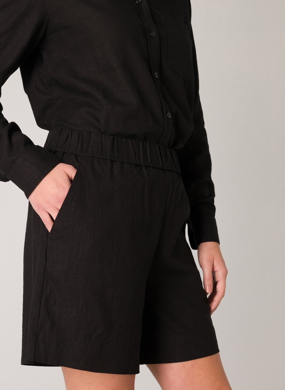 Image of Base Level Shorts Sommerhose im Leinenmix
