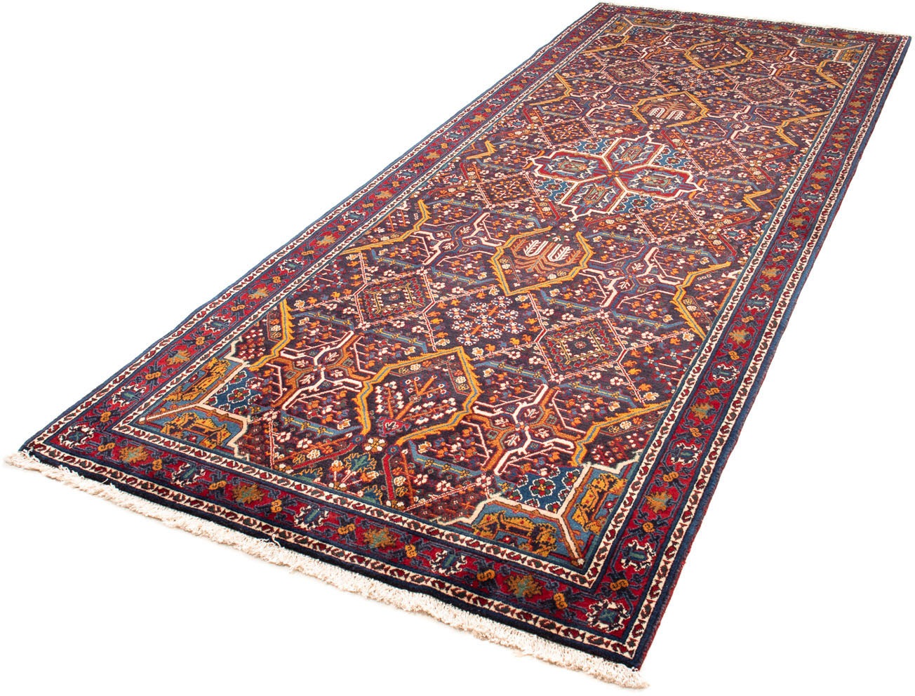 Image of morgenland Orientteppich »Perser - Nomadic - 310 x 118 cm - mehrfarbig«, rechteckig, 10 mm Höhe, Wohnzimmer, Handgeknüpft, Einzelstück mit Zertifikat bei Ackermann Versand Schweiz